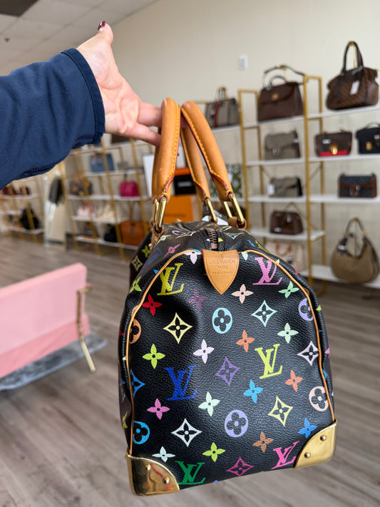 Louis Vuitton Speedy Multicolor in Noir