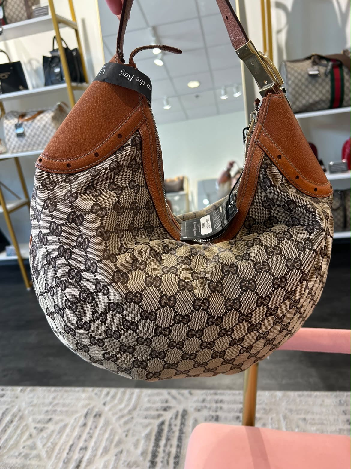 Gucci GG Canvas Hobo Bag
