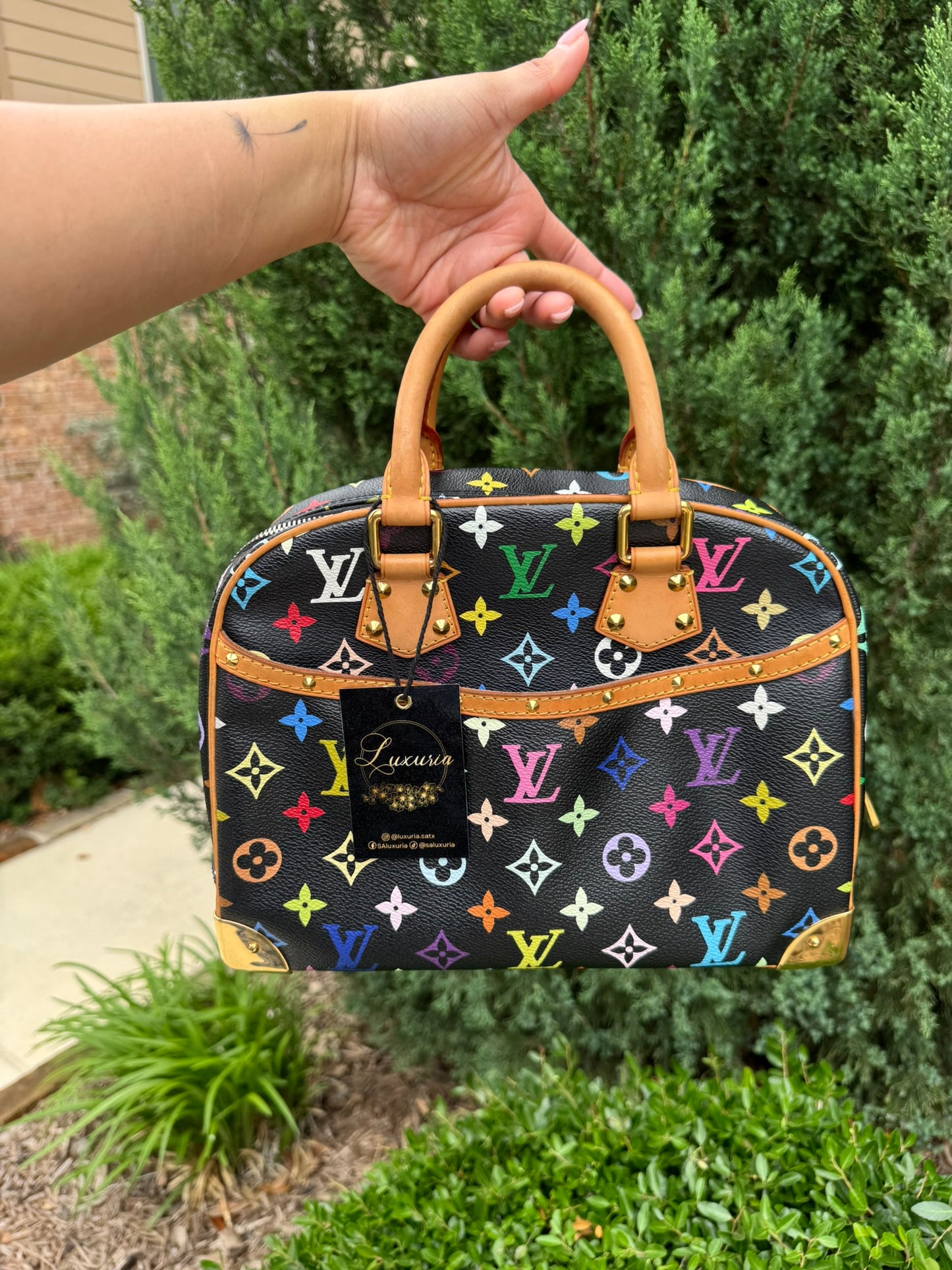 Louis Vuitton Trouville in Monogram Multicolore Noir
