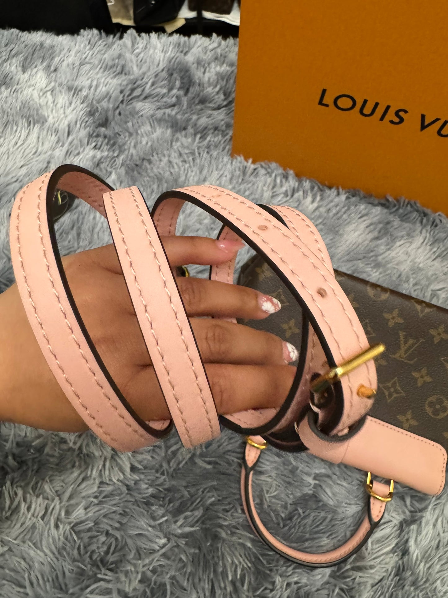 Louis Vuitton Locky BB in Monogram Canvas and Rose Poudre Leather