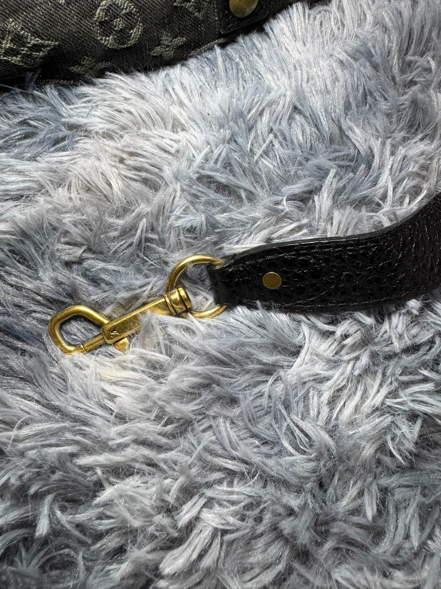 Louis Vuitton Denim Cabby PM in Blue Monogram