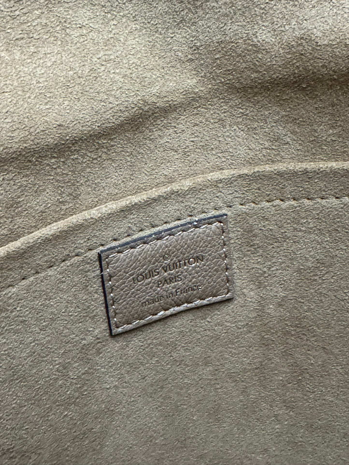 Louis Vuitton Marignan Monogram Canvas & Sesame Leather