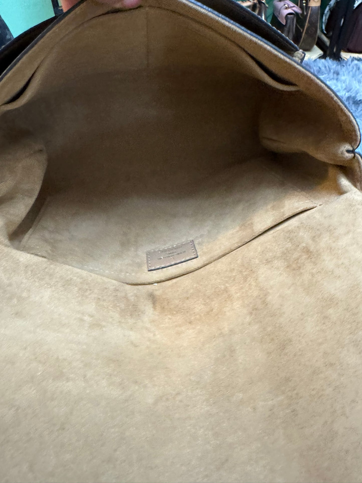 Louis Vuitton Marignan Monogram Canvas & Sesame Leather