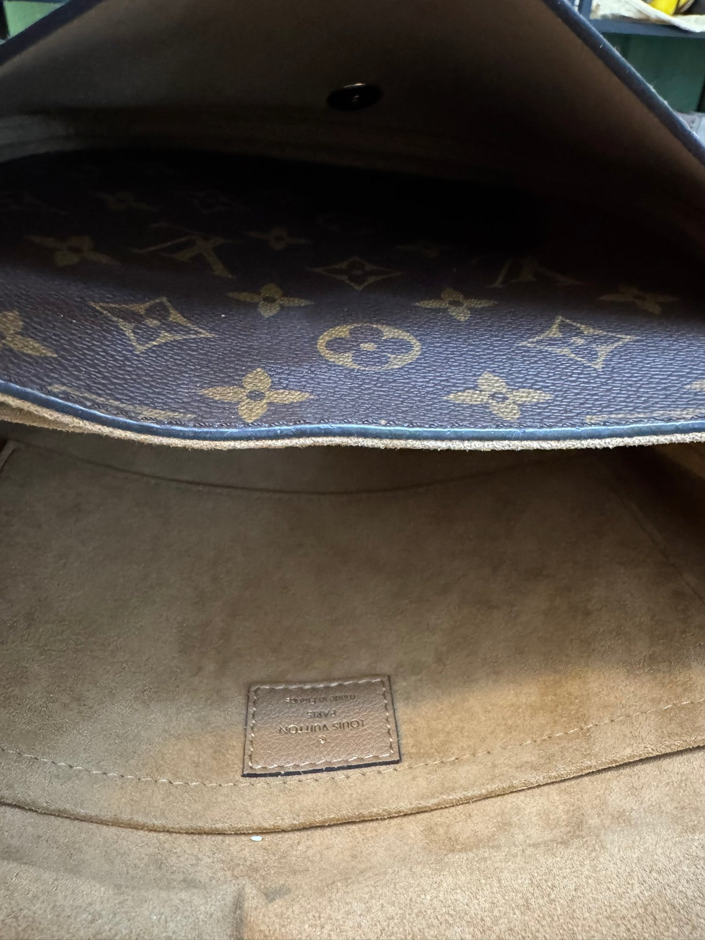 Louis Vuitton Marignan Monogram Canvas & Sesame Leather
