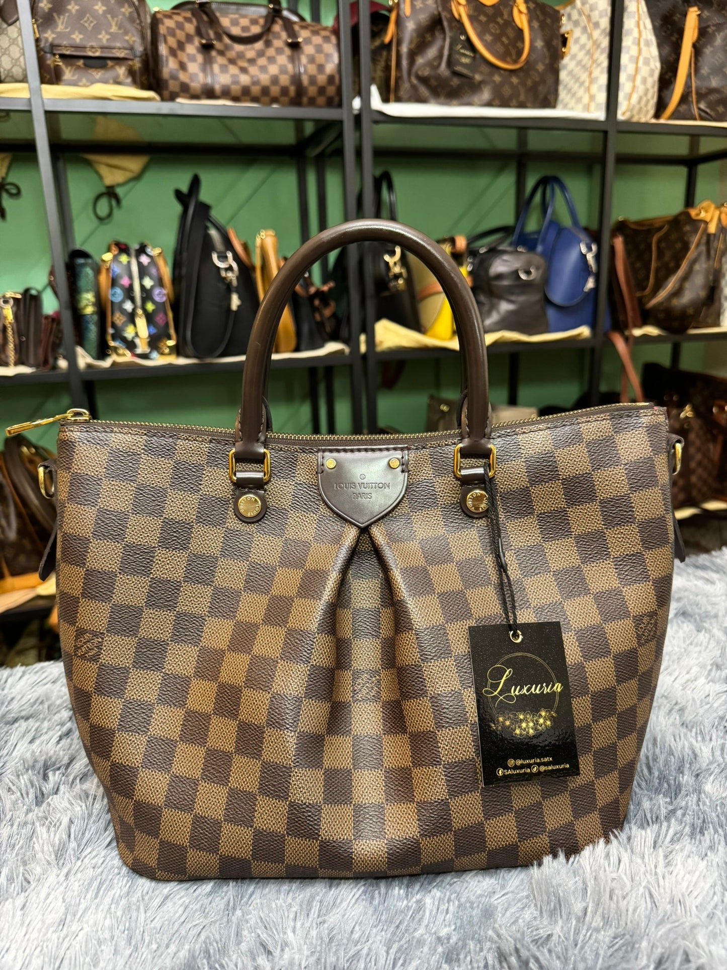 Louis Vuitton Sienna MM in Damier Ebene