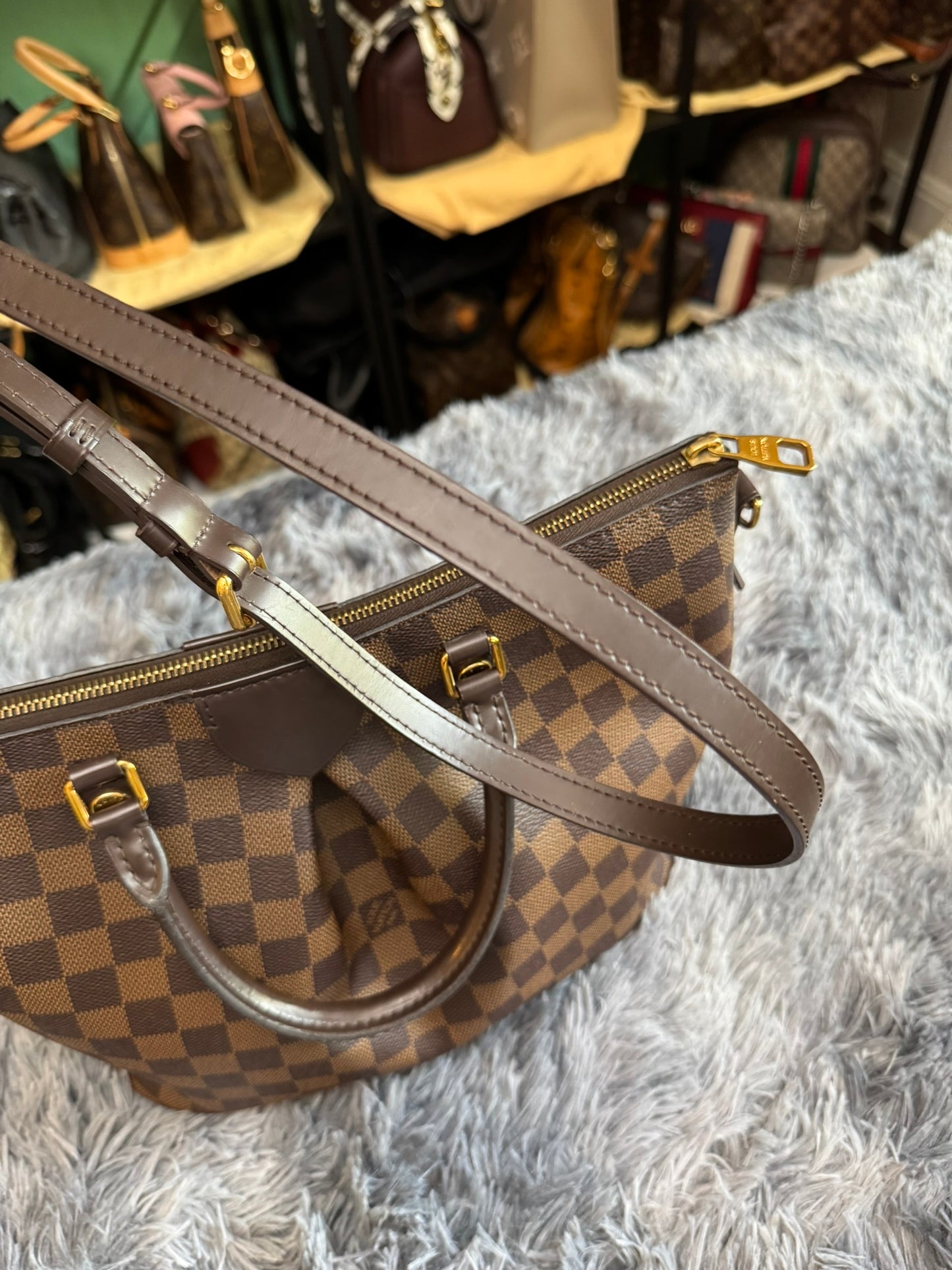Louis Vuitton Sienna MM in Damier Ebene