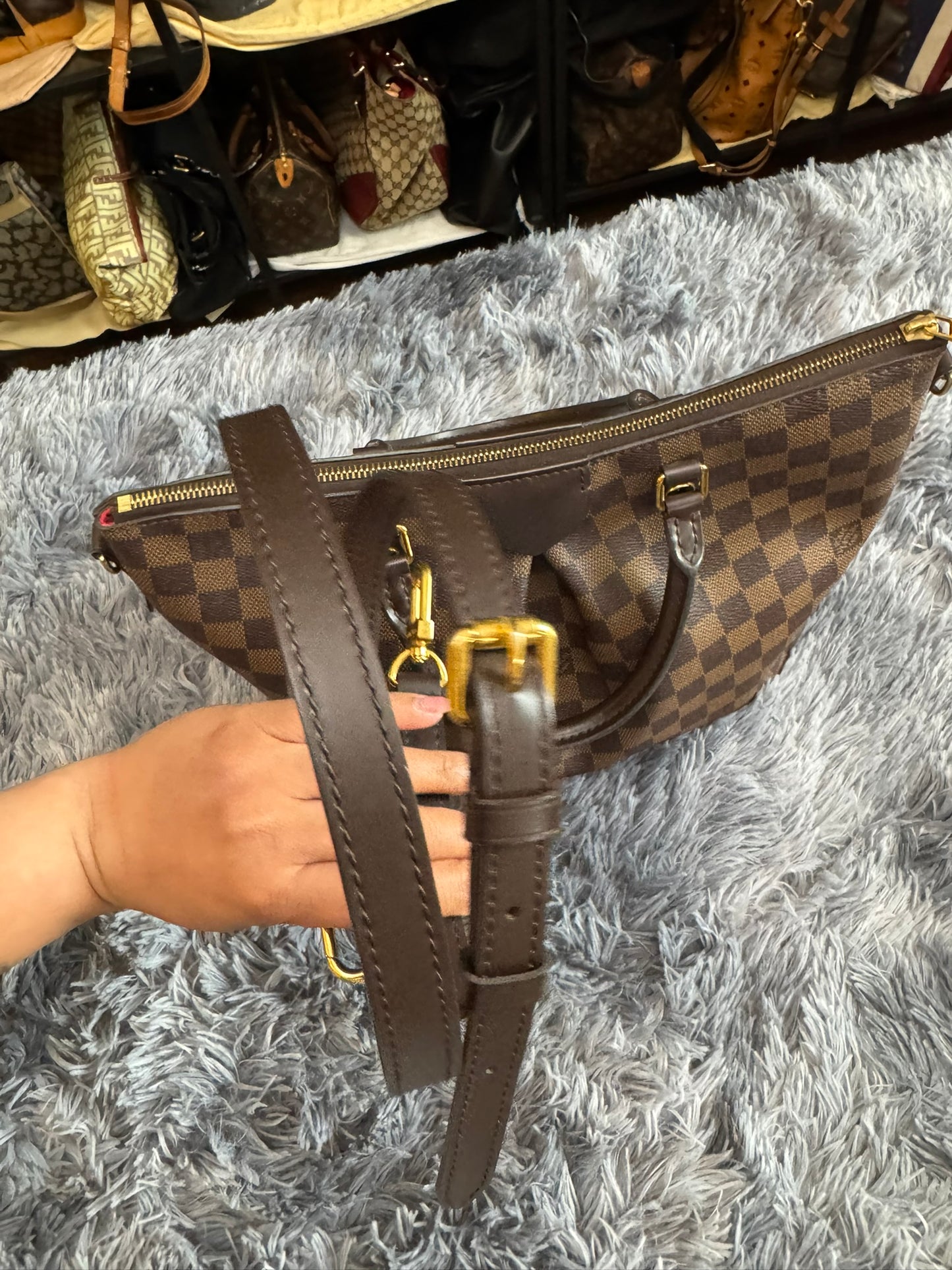 Louis Vuitton Sienna MM in Damier Ebene