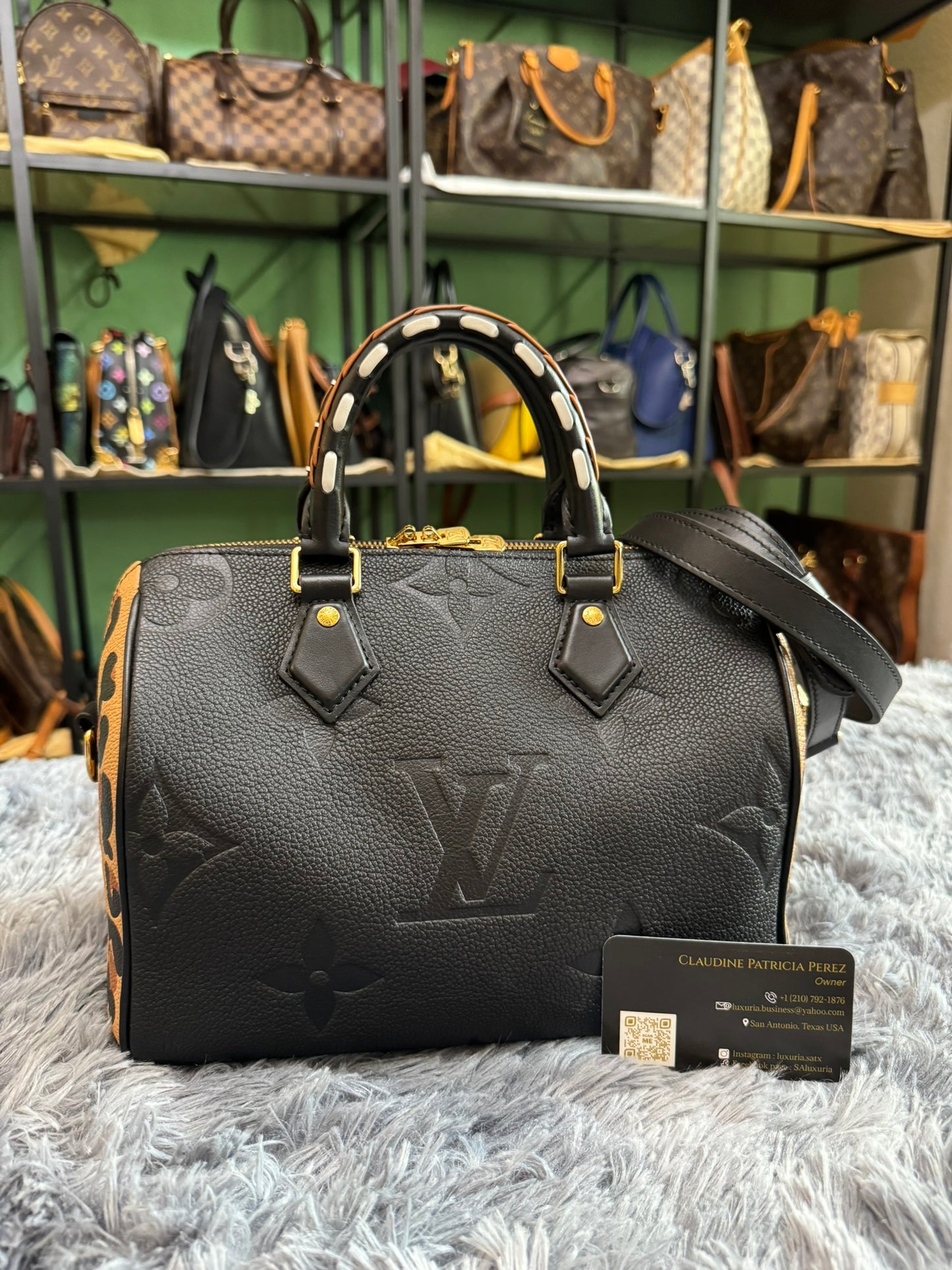 Louis Vuitton Speedy Bandoulière 25 in Wild at Heart (Limited Edition)