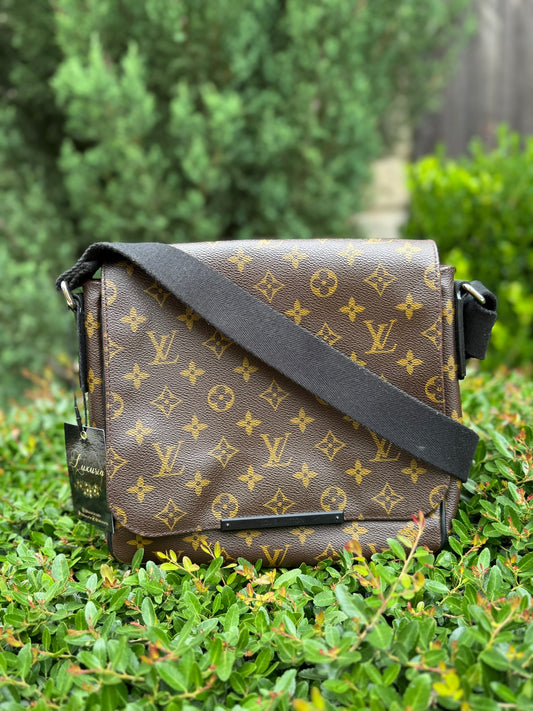Louis Vuitton District PM in Monogram Macassar Canvas