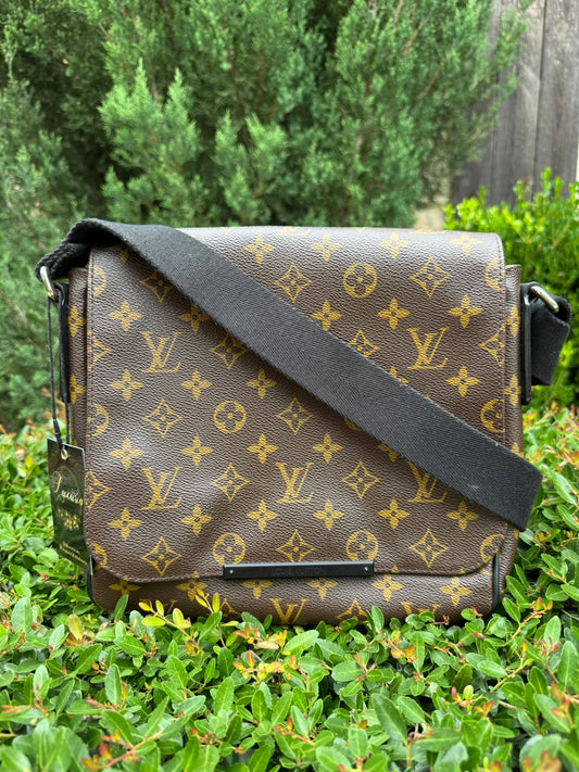 Louis Vuitton District PM in Monogram Macassar Canvas