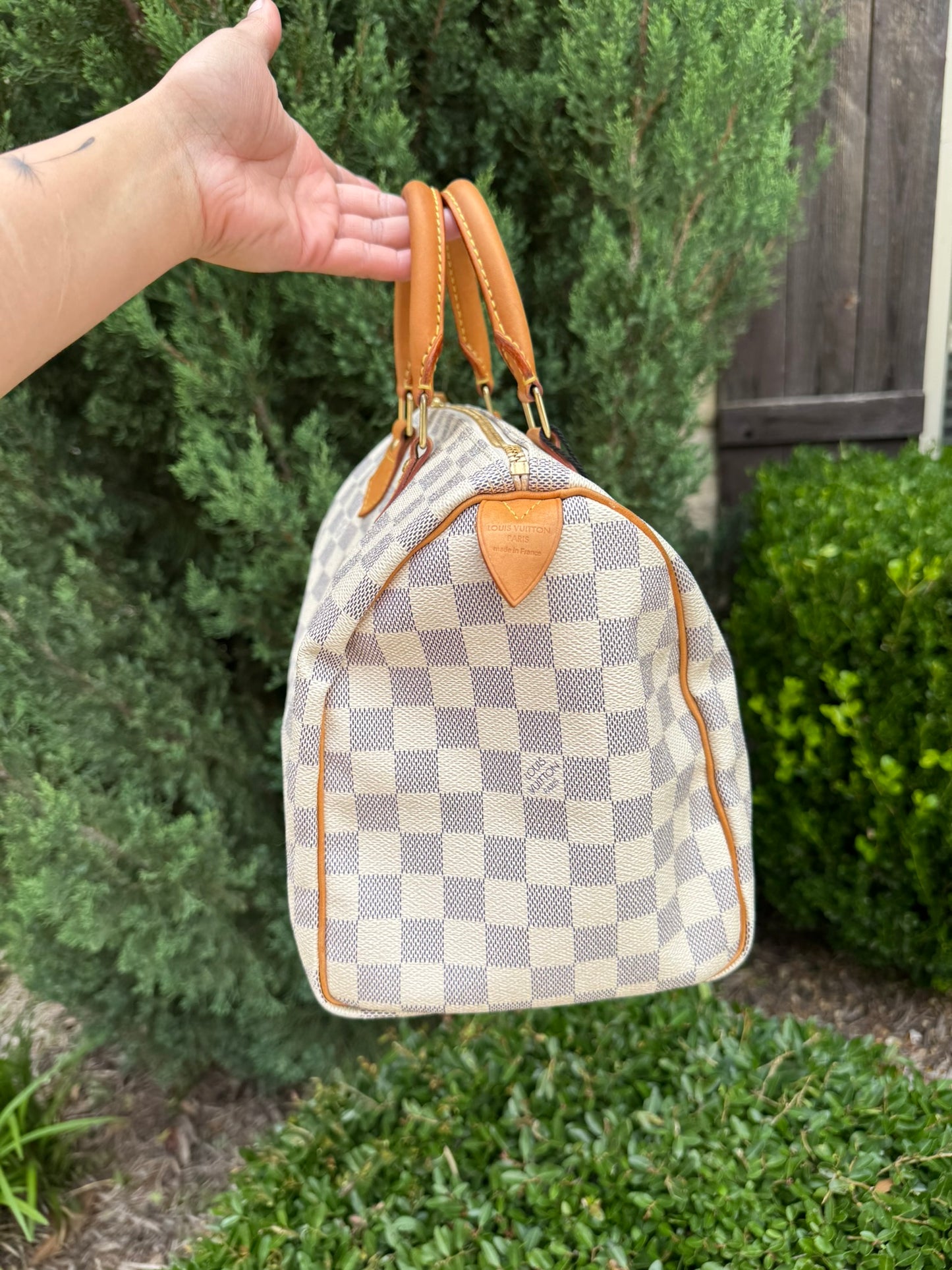 Louis Vuitton Speedy 30 in Damier Azur