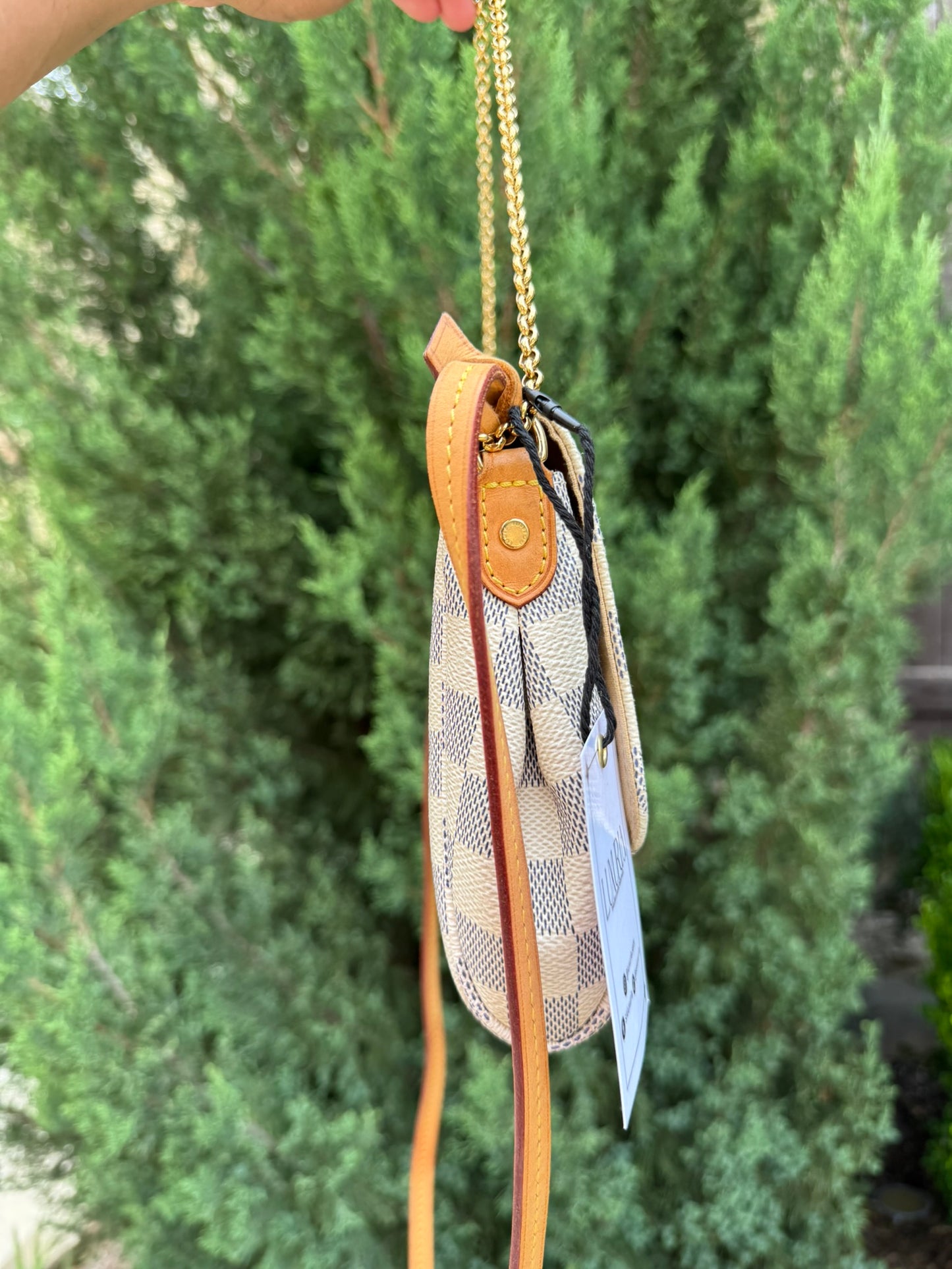 Louis Vuitton Favorite MM in Damier Azur Canvas