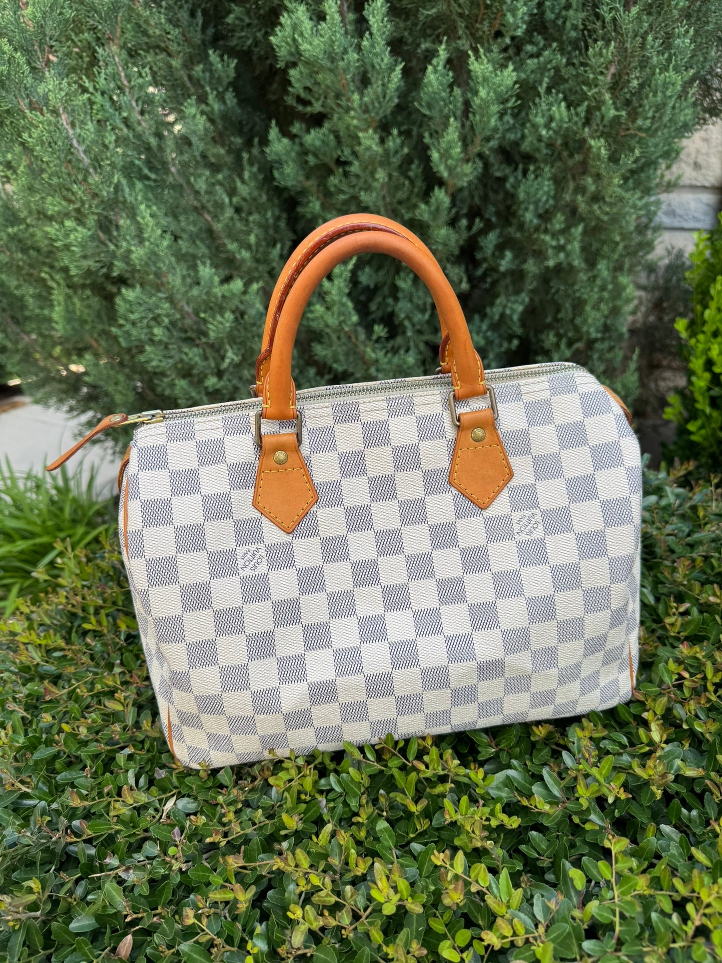 Louis Vuitton Speedy 30 in Damier Azur Canvas