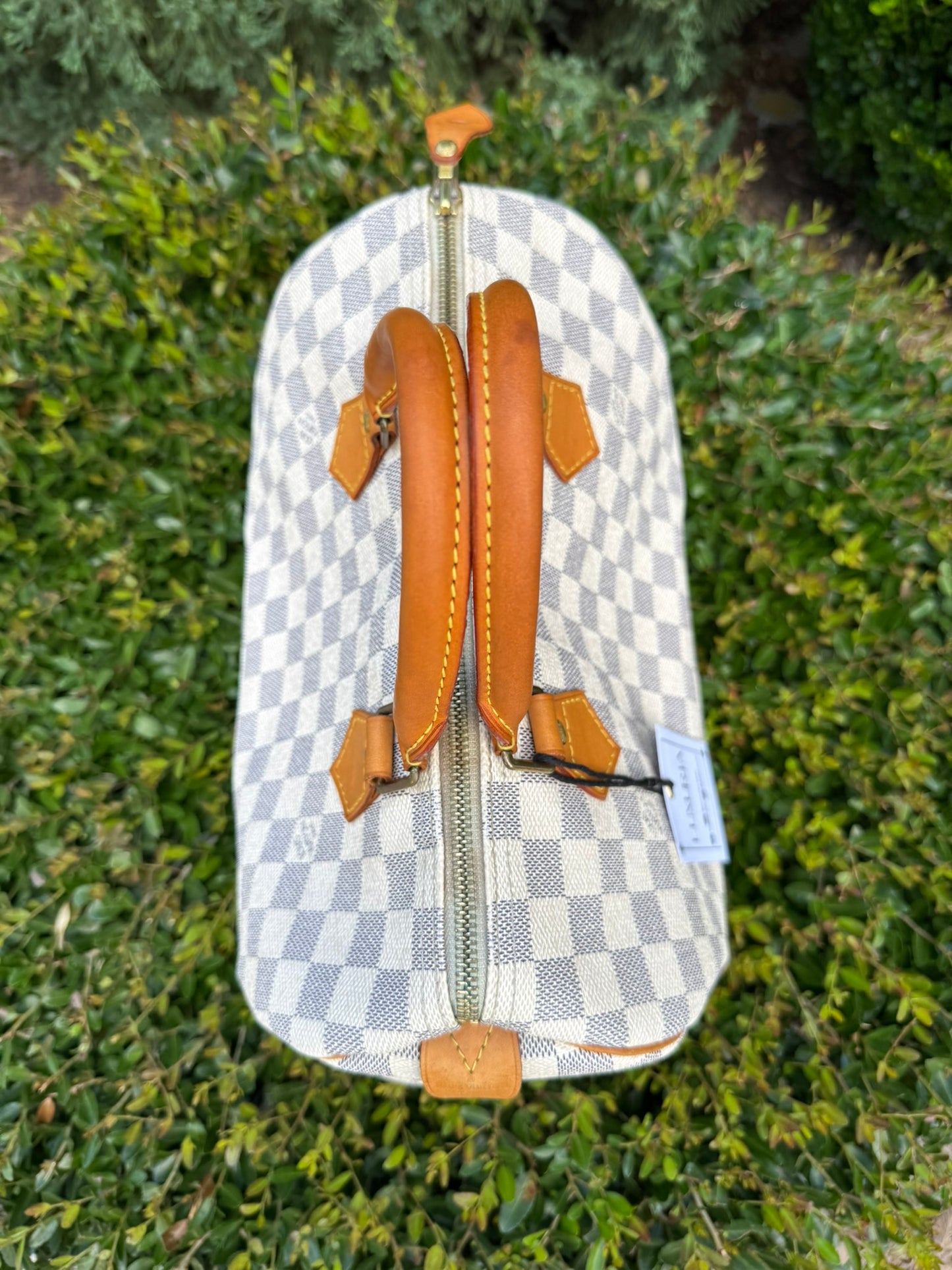 Louis Vuitton Speedy 30 in Damier Azur Canvas