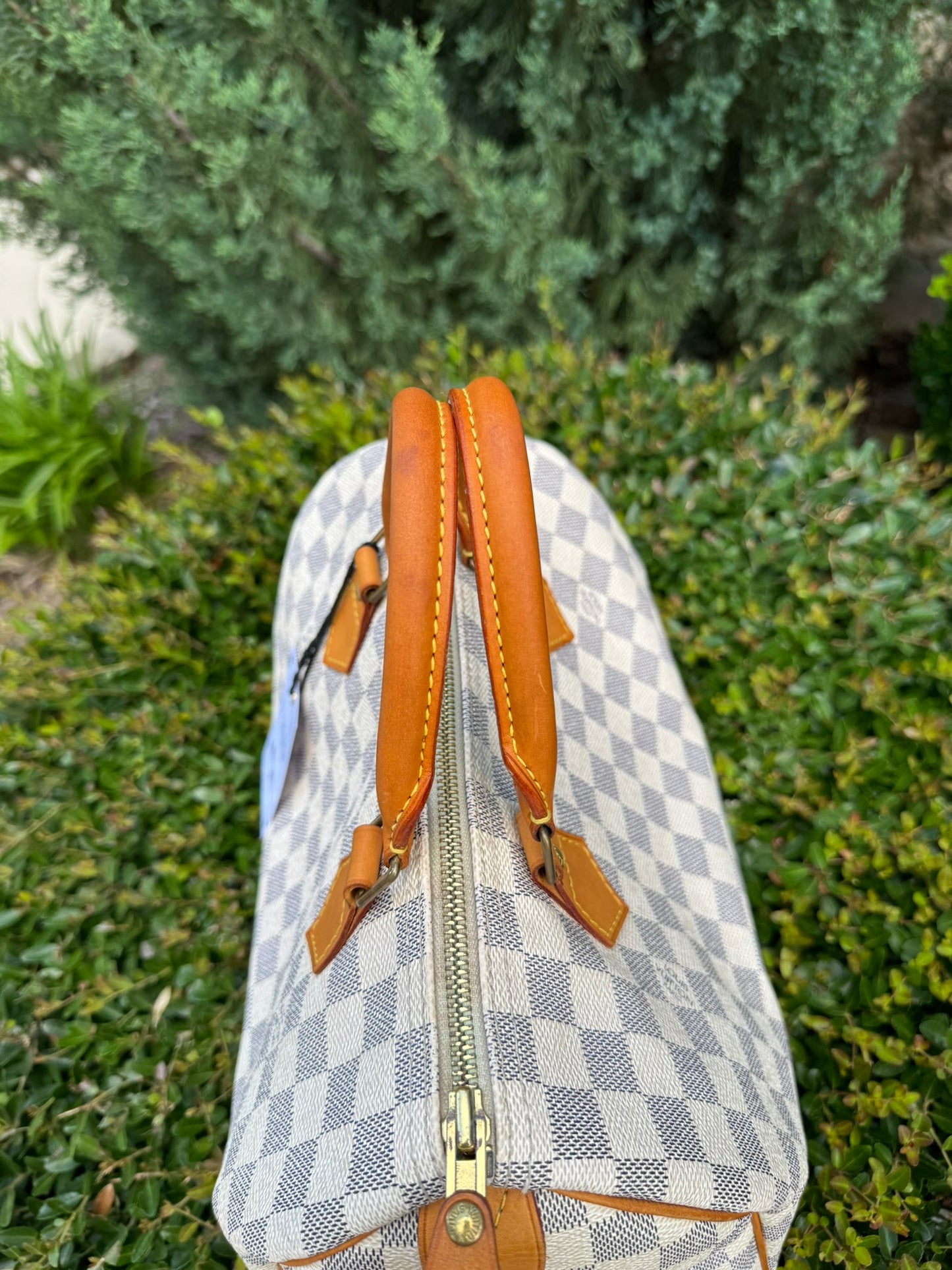 Louis Vuitton Speedy 30 in Damier Azur Canvas