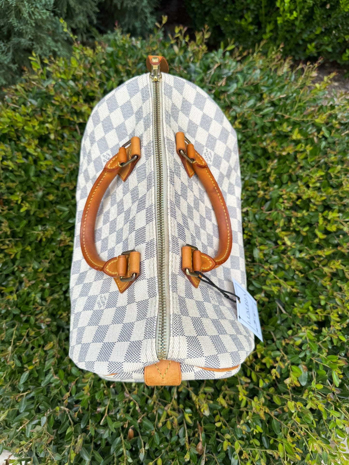 Louis Vuitton Speedy 30 in Damier Azur Canvas