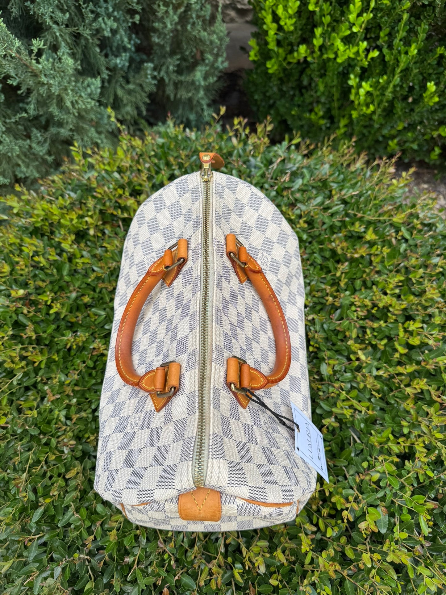 Louis Vuitton Speedy 30 in Damier Azur Canvas