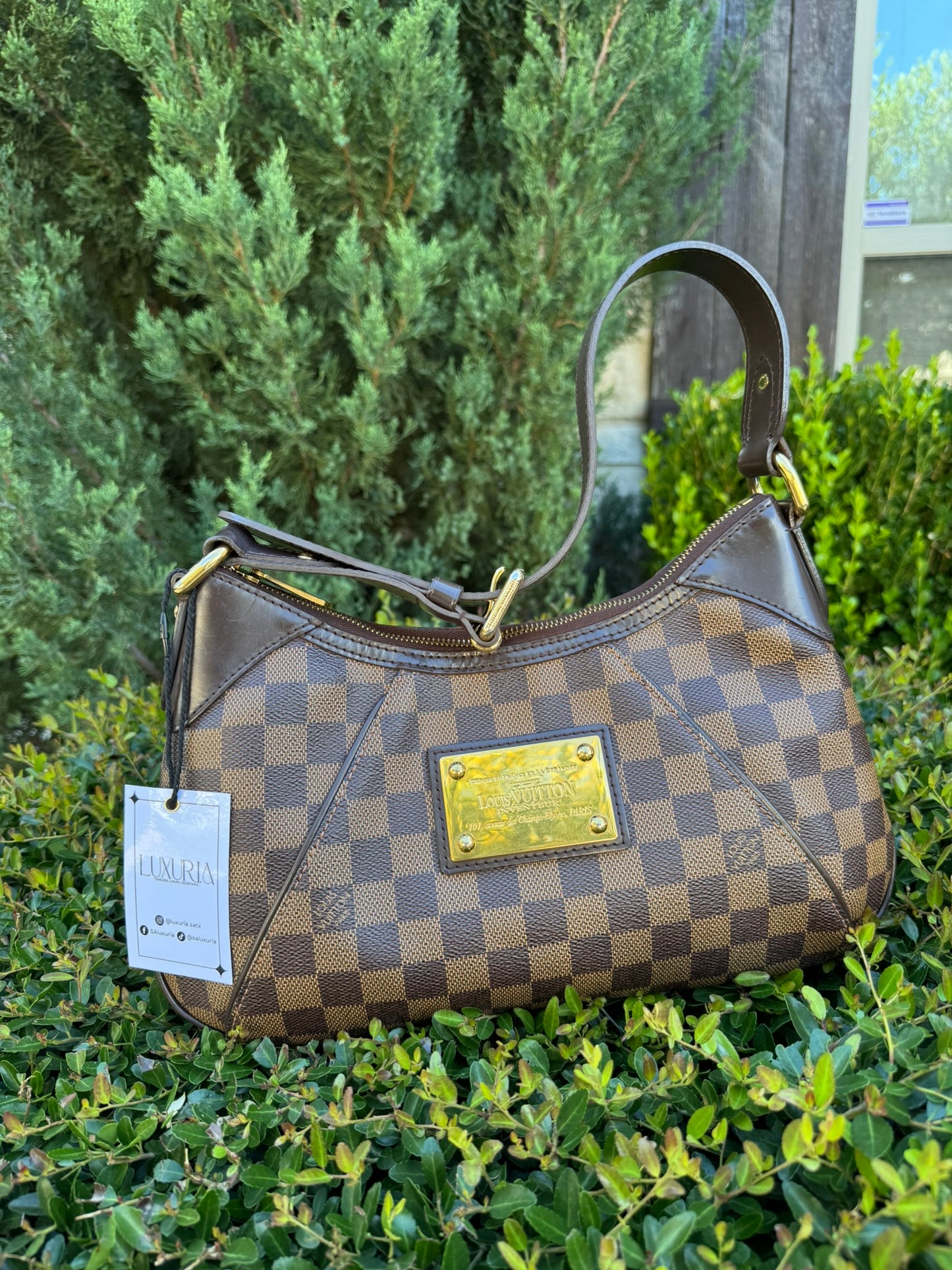 Louis Vuitton Thames PM in Damier Ebene Canvas