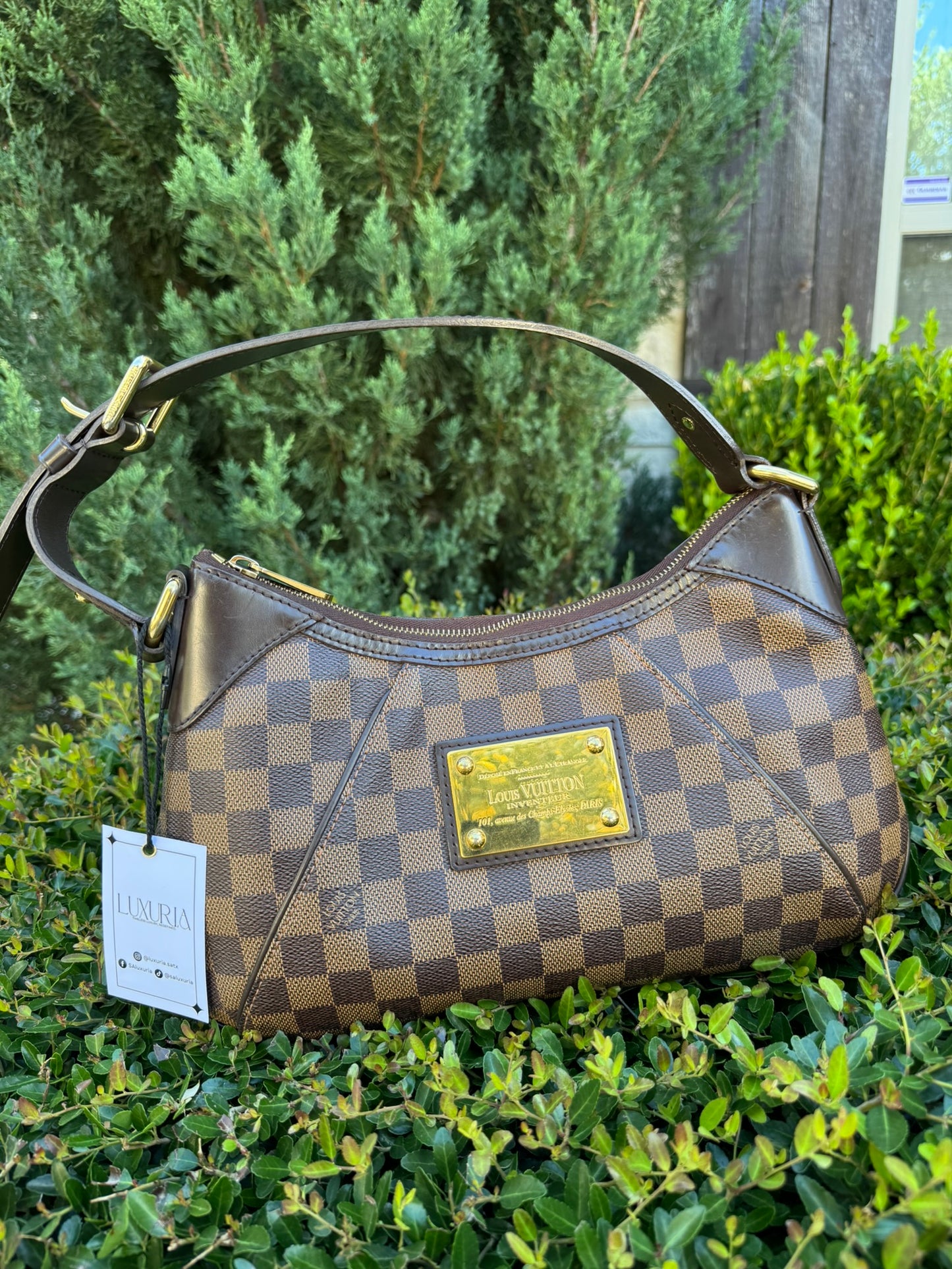 Louis Vuitton Thames PM in Damier Ebene Canvas