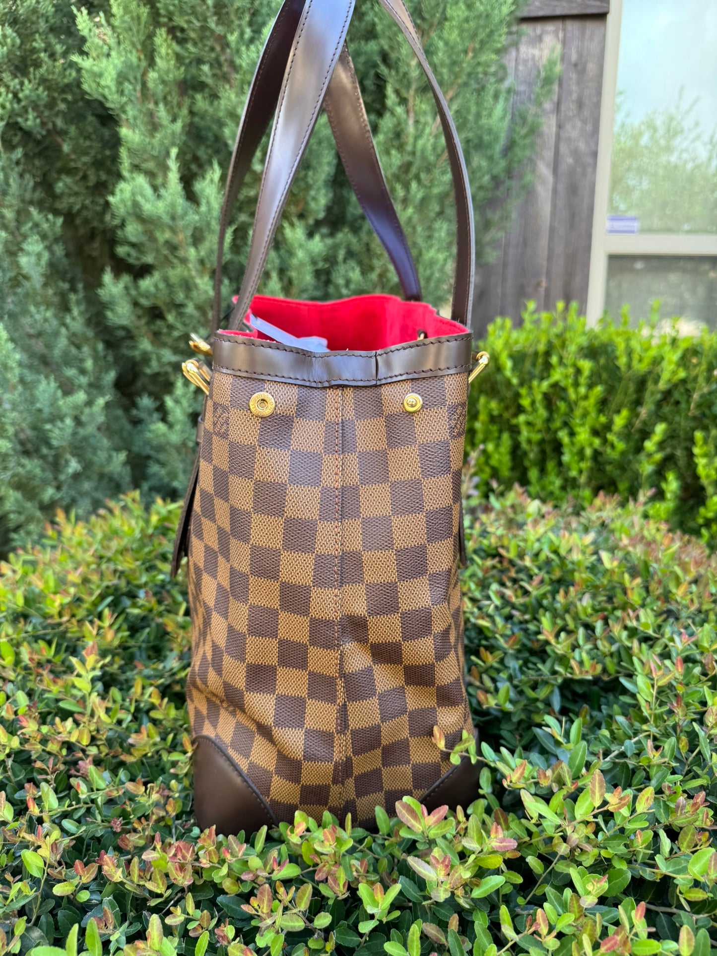 Louis Vuitton Hampstead MM in Damier Ebene Canvas