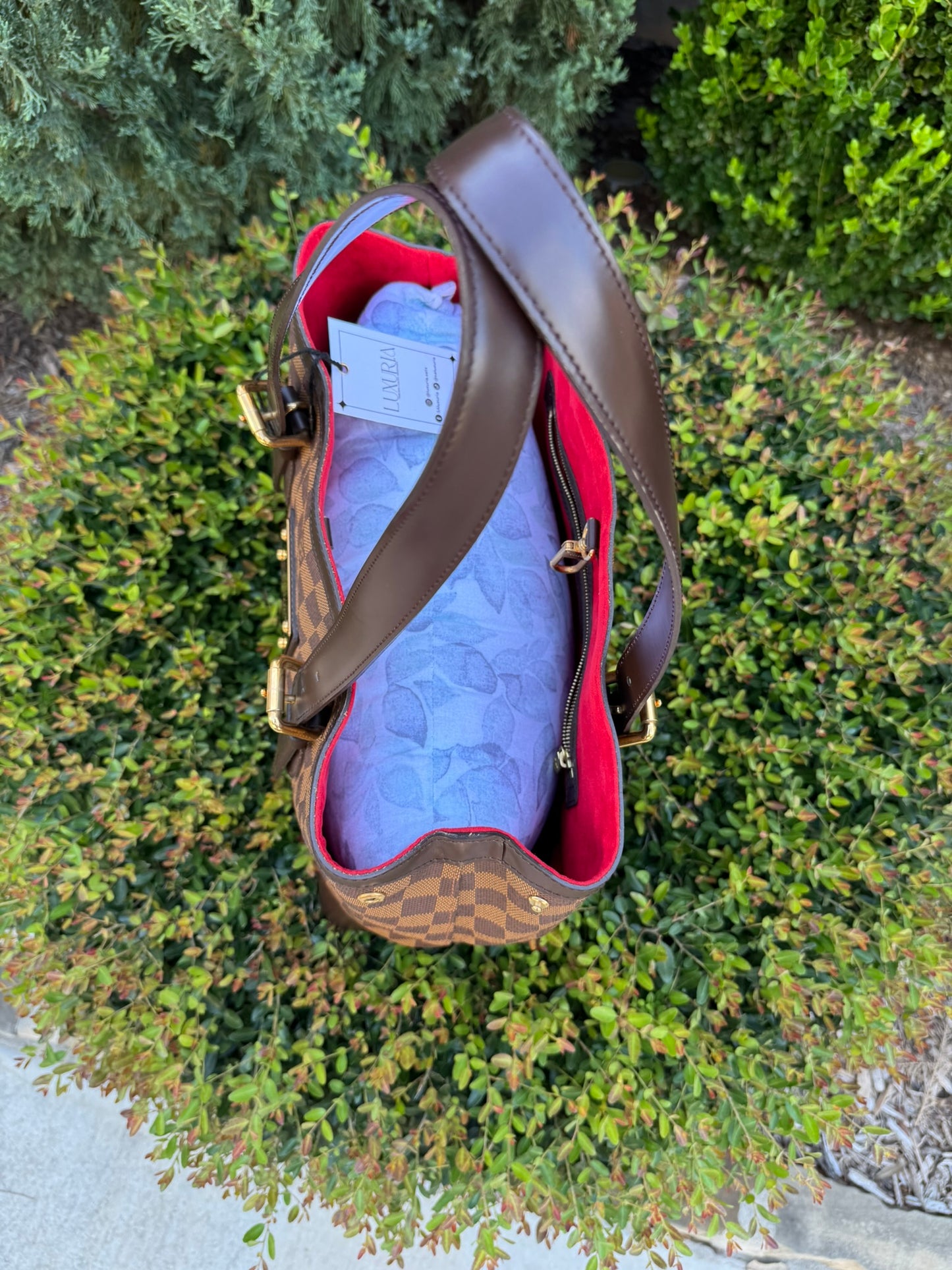 Louis Vuitton Hampstead MM in Damier Ebene Canvas