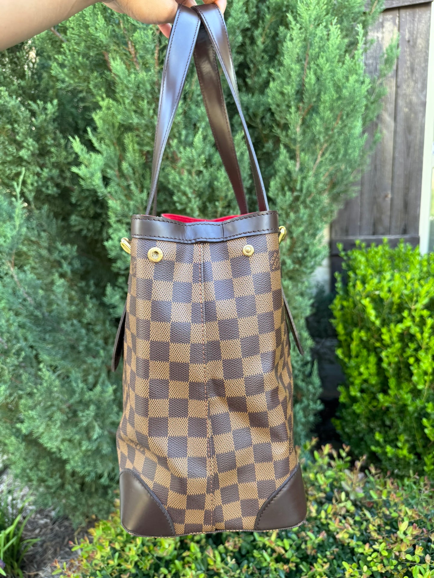 Louis Vuitton Hampstead MM in Damier Ebene Canvas
