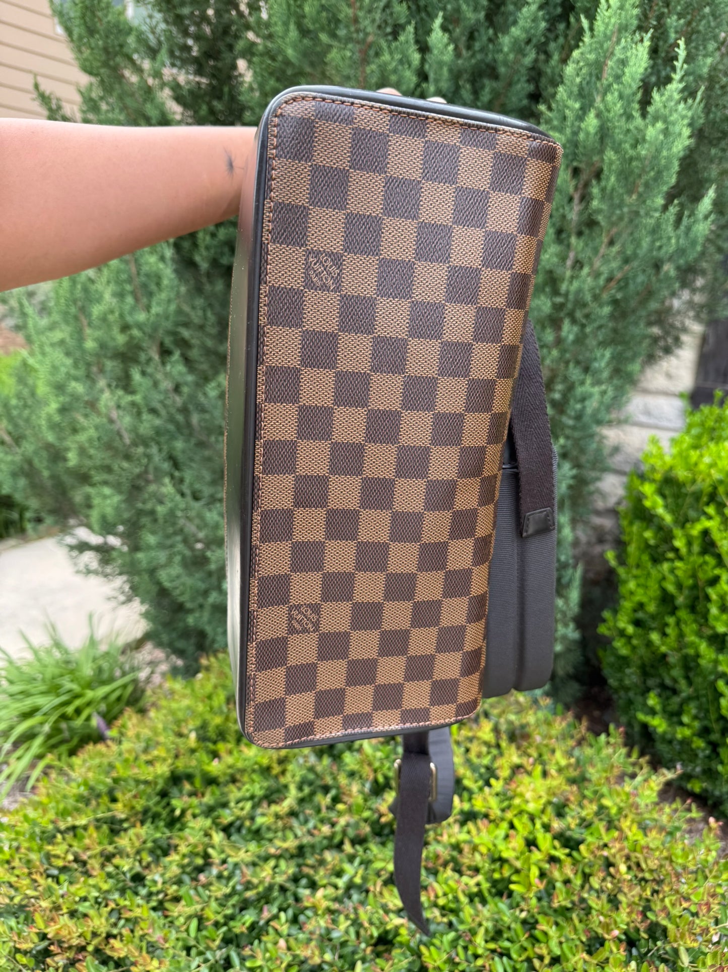 Louis Vuitton Jake Backpack in Damier Ebene Canvas
