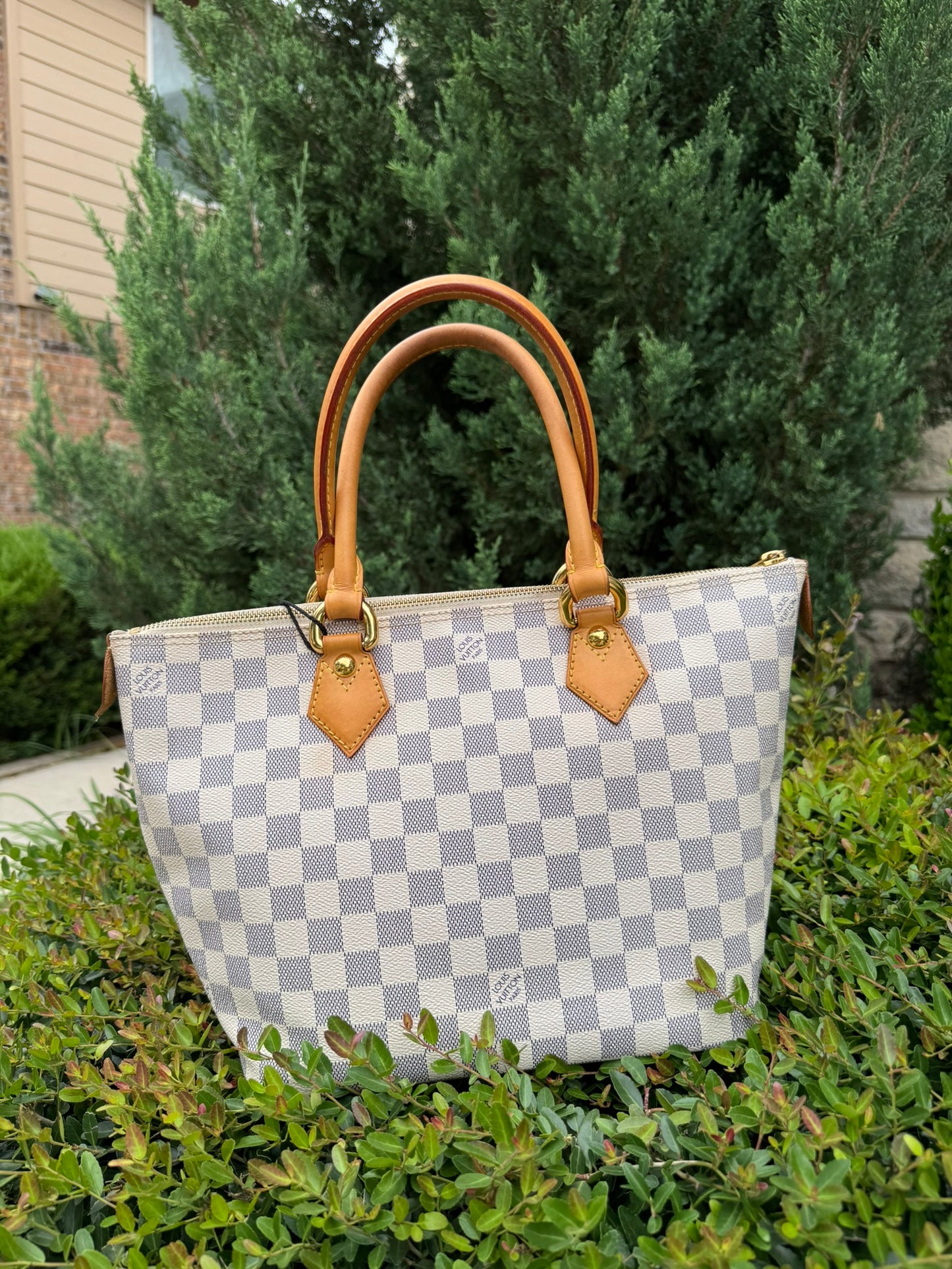 Louis Vuitton Saleya MM in Damier Azur Canvas