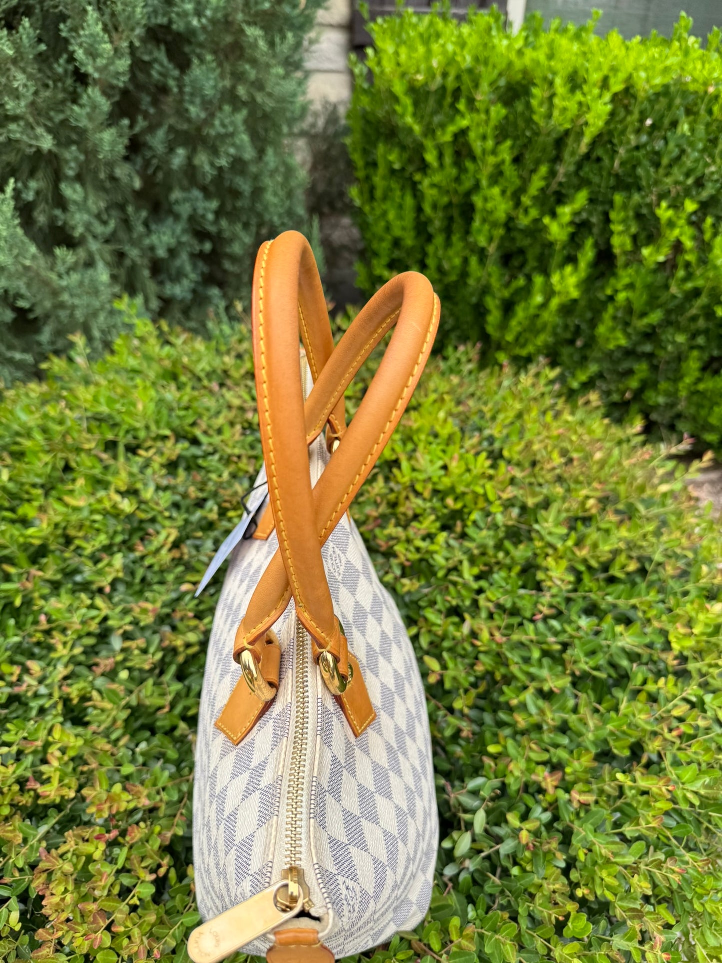 Louis Vuitton Saleya MM in Damier Azur Canvas