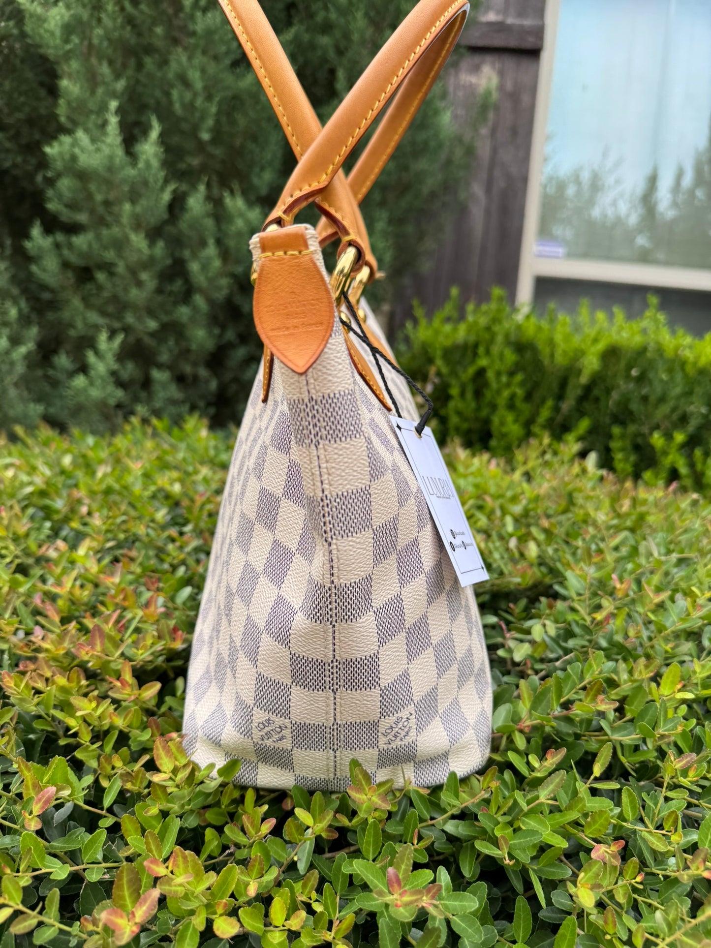 Louis Vuitton Saleya MM in Damier Azur Canvas