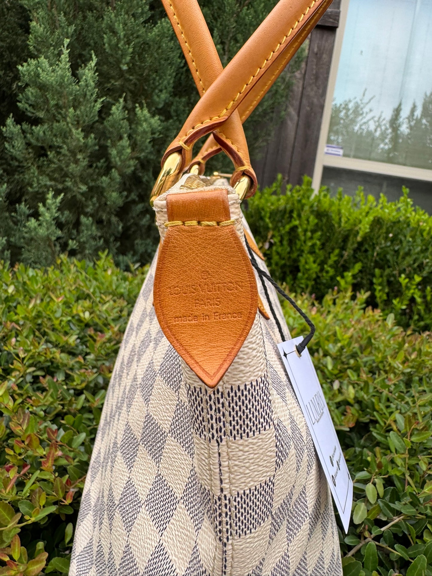 Louis Vuitton Saleya MM in Damier Azur Canvas