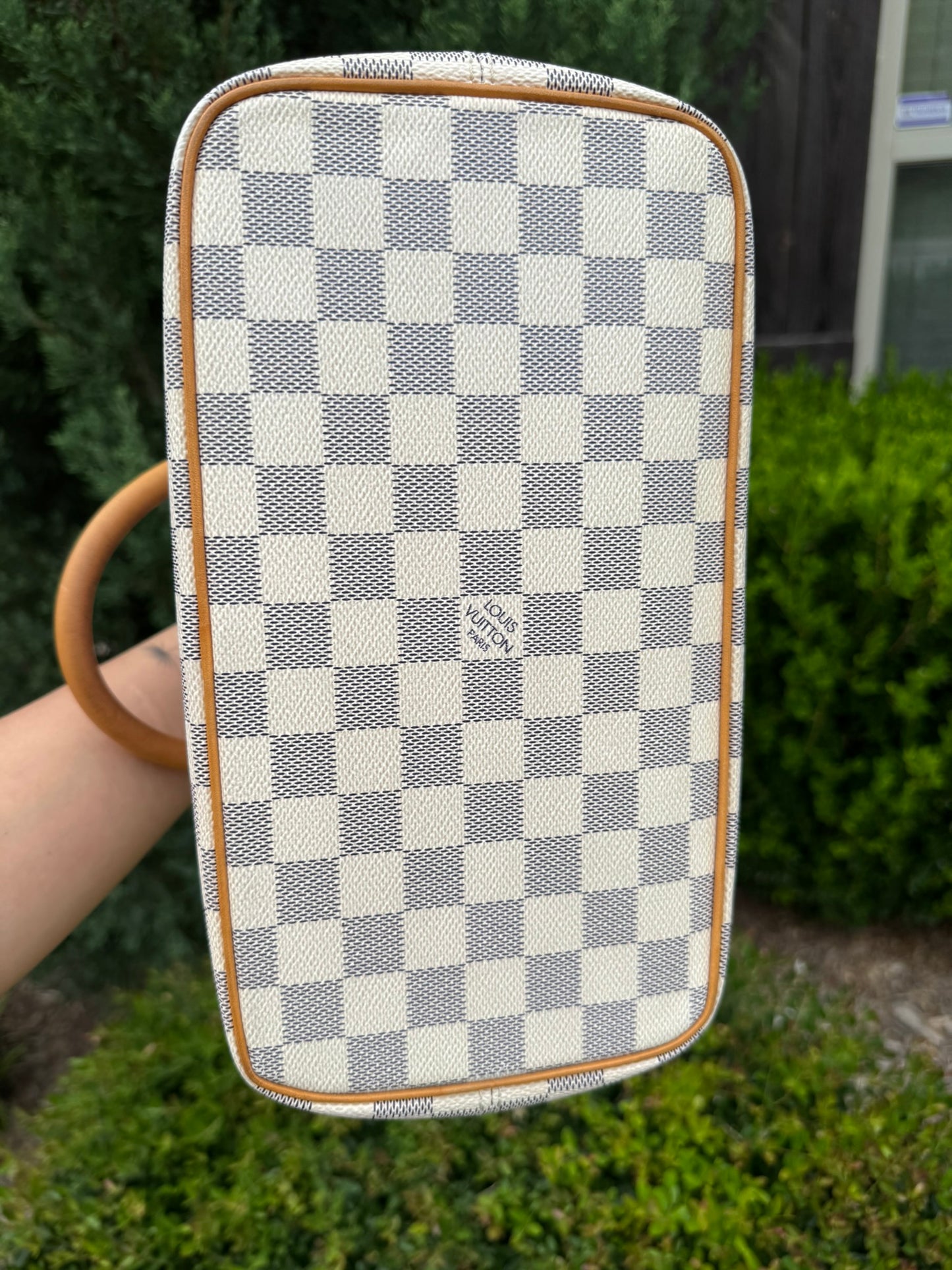 Louis Vuitton Saleya MM in Damier Azur Canvas