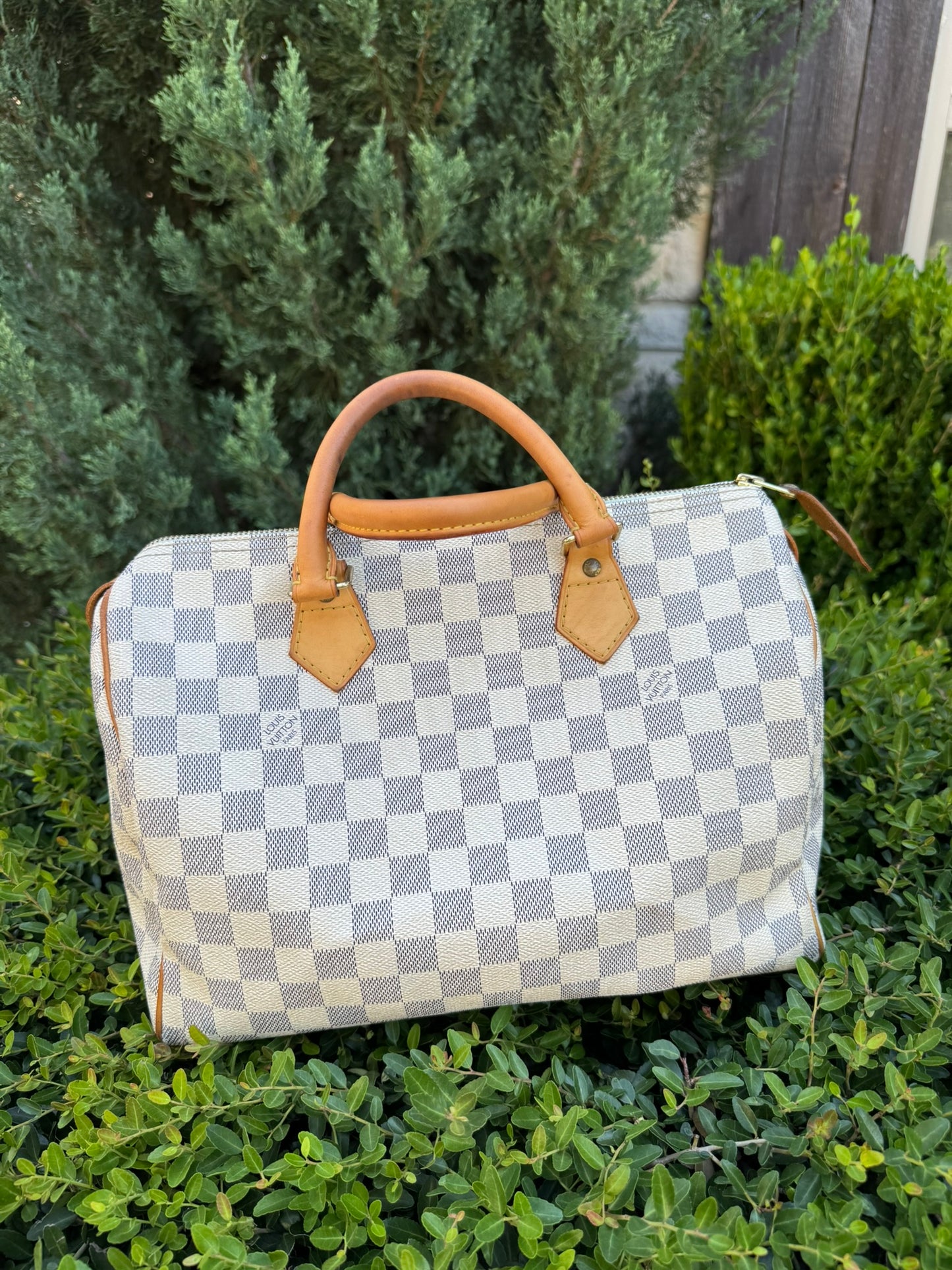 Louis Vuitton Speedy 30 in Damier Azur Canvas