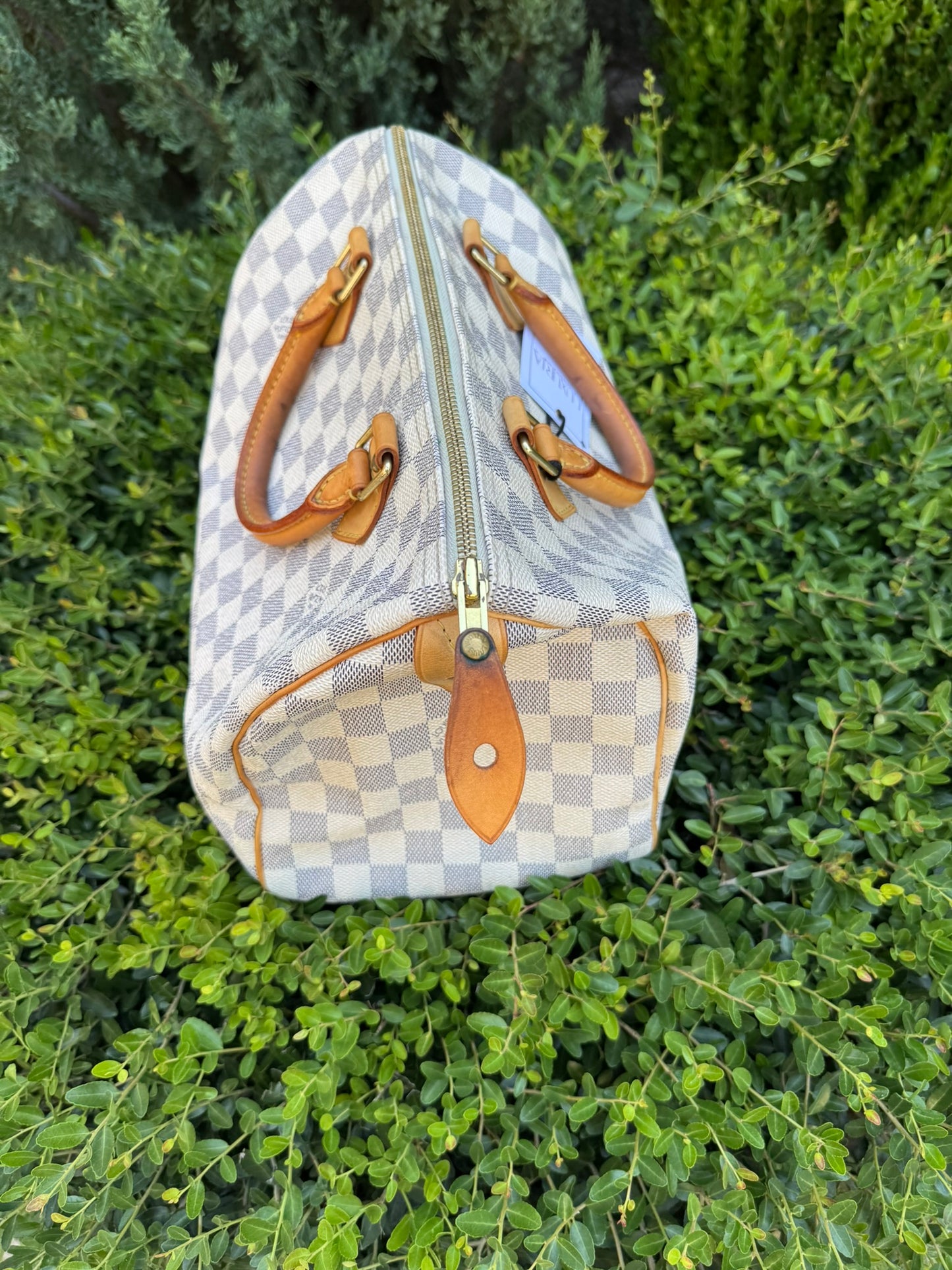 Louis Vuitton Speedy 30 in Damier Azur Canvas