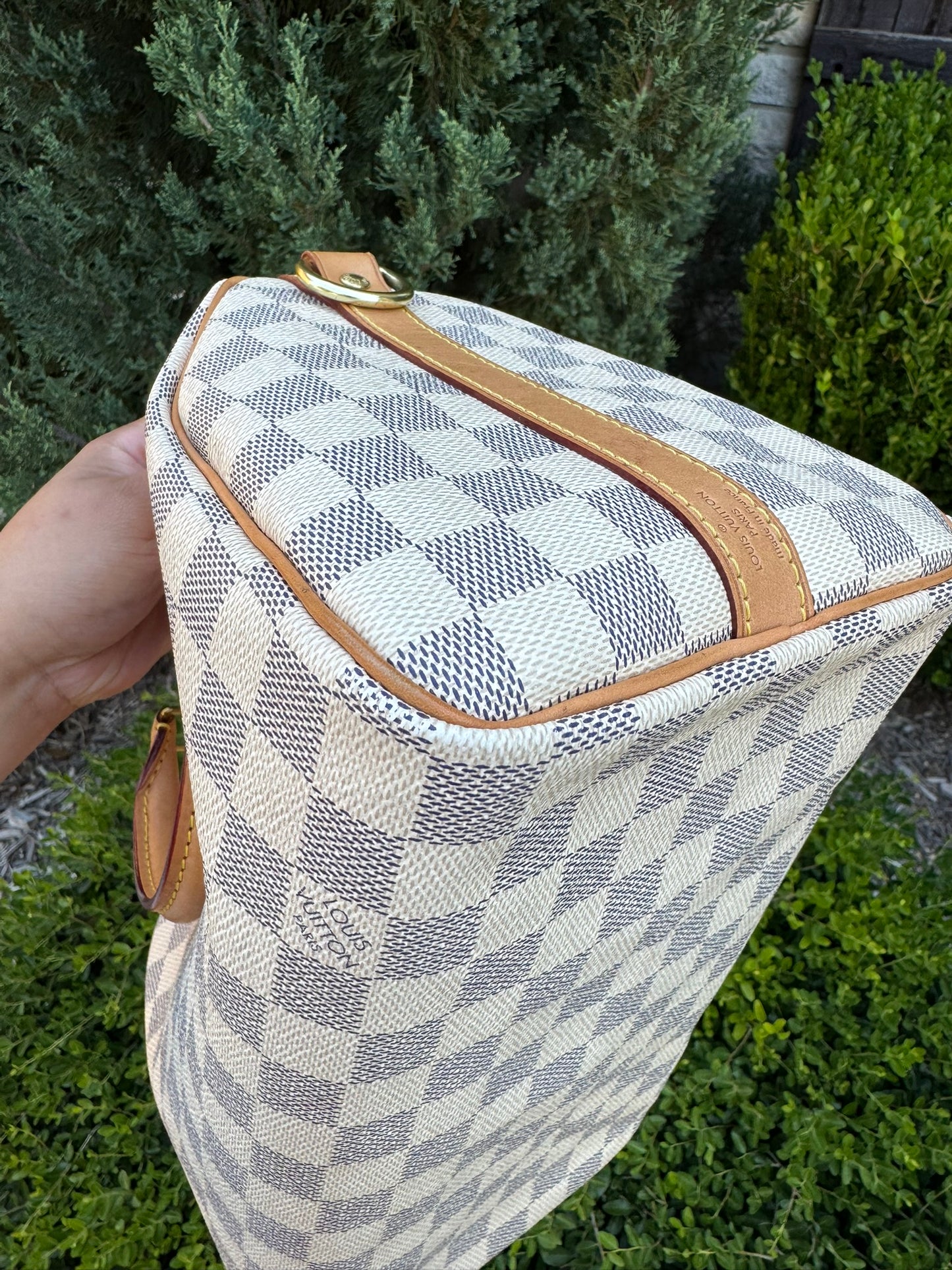 Louis Vuitton Speedy Bandoulière 25 in Damier Azur Canvas