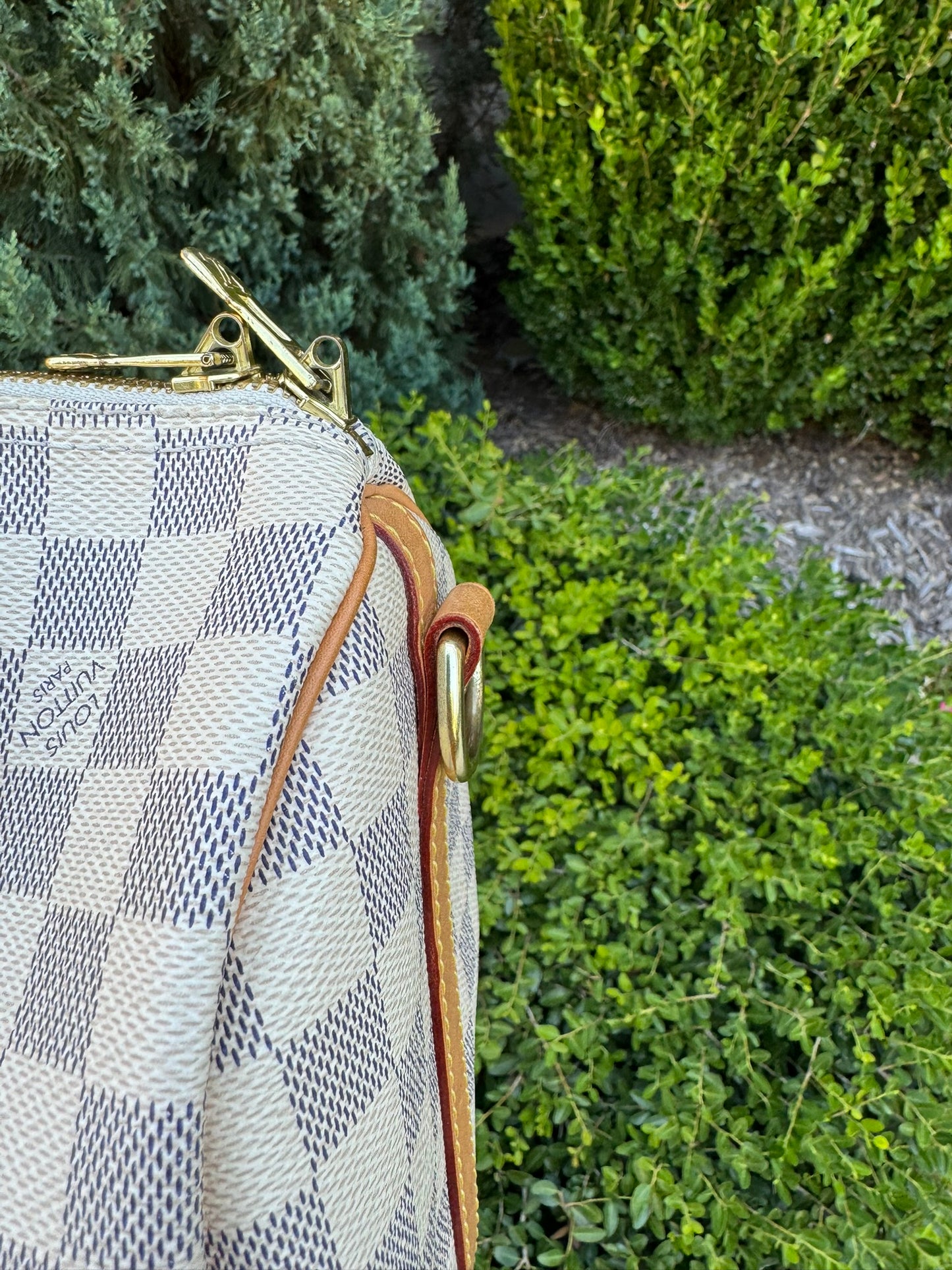 Louis Vuitton Speedy Bandoulière 25 in Damier Azur Canvas