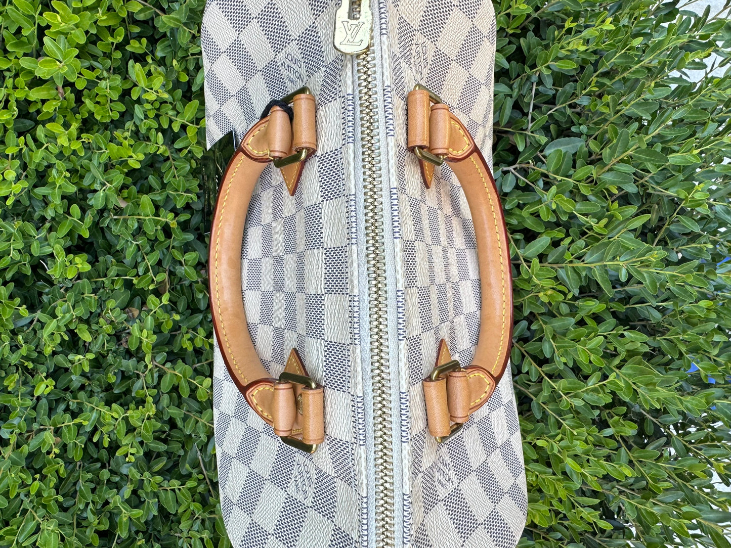 Louis Vuitton Speedy Bandoulière 25 in Damier Azur Canvas