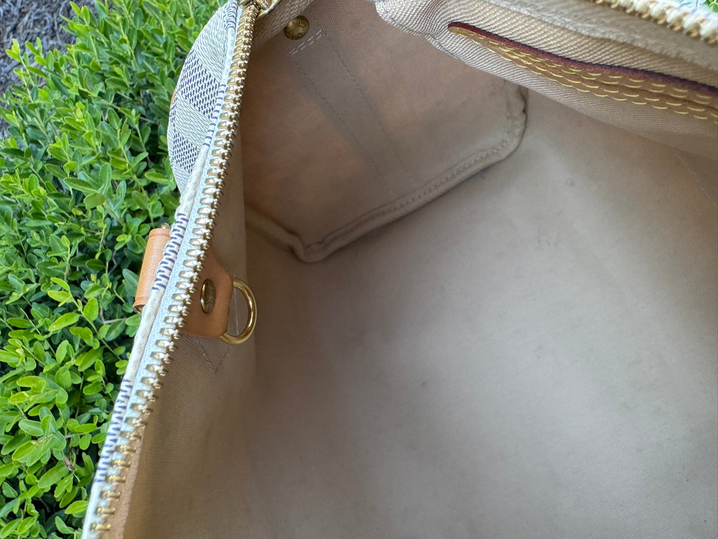 Louis Vuitton Speedy Bandoulière 25 in Damier Azur Canvas