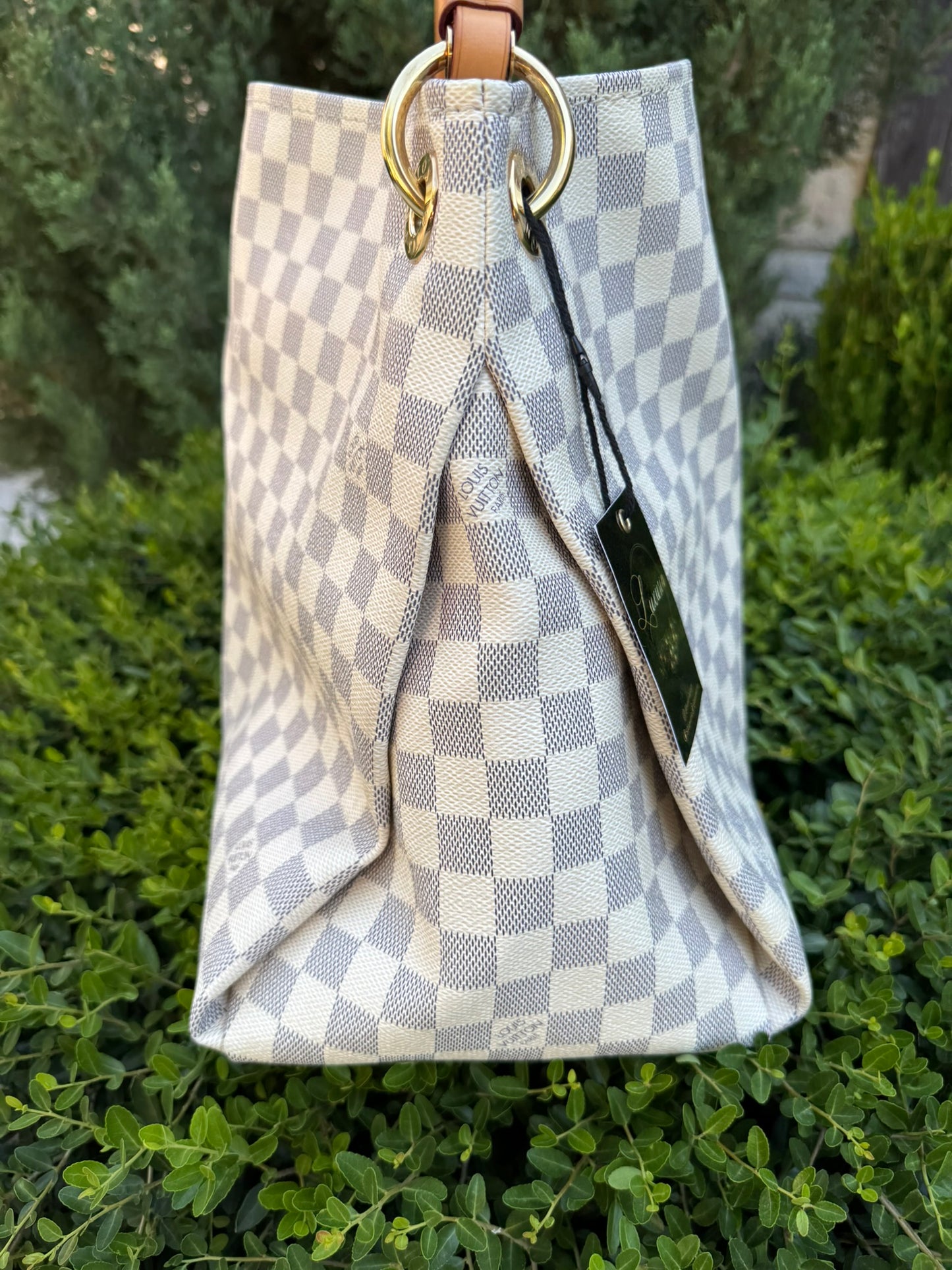 Louis Vuitton Artsy MM in Damier Azur Canvas