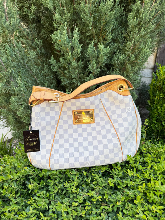 Louis Vuitton Galliera PM in Damier Azur Canvas