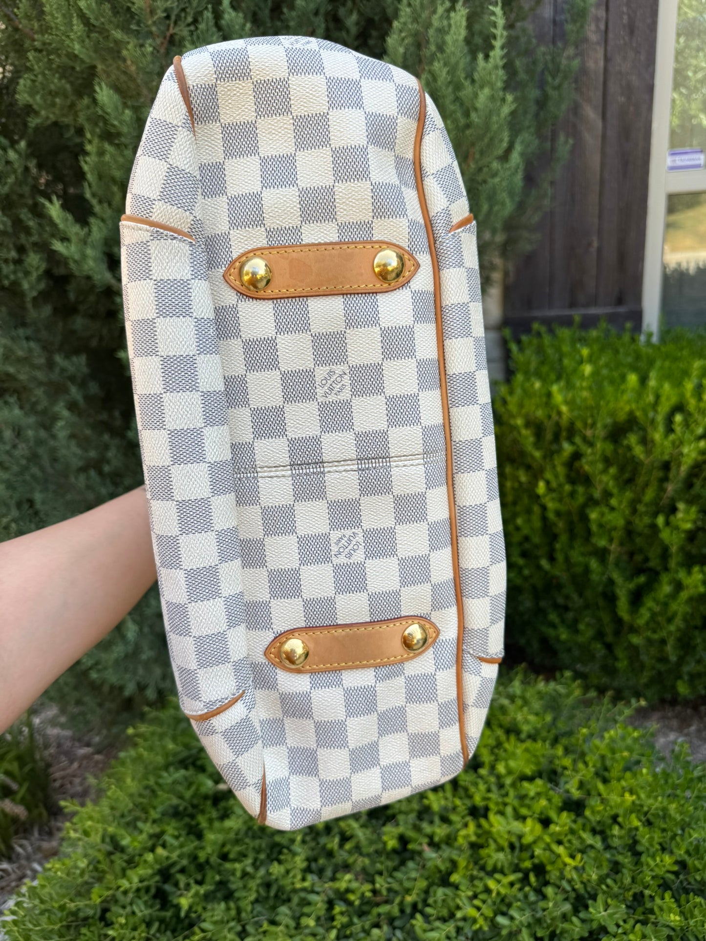 Louis Vuitton Galliera PM in Damier Azur Canvas
