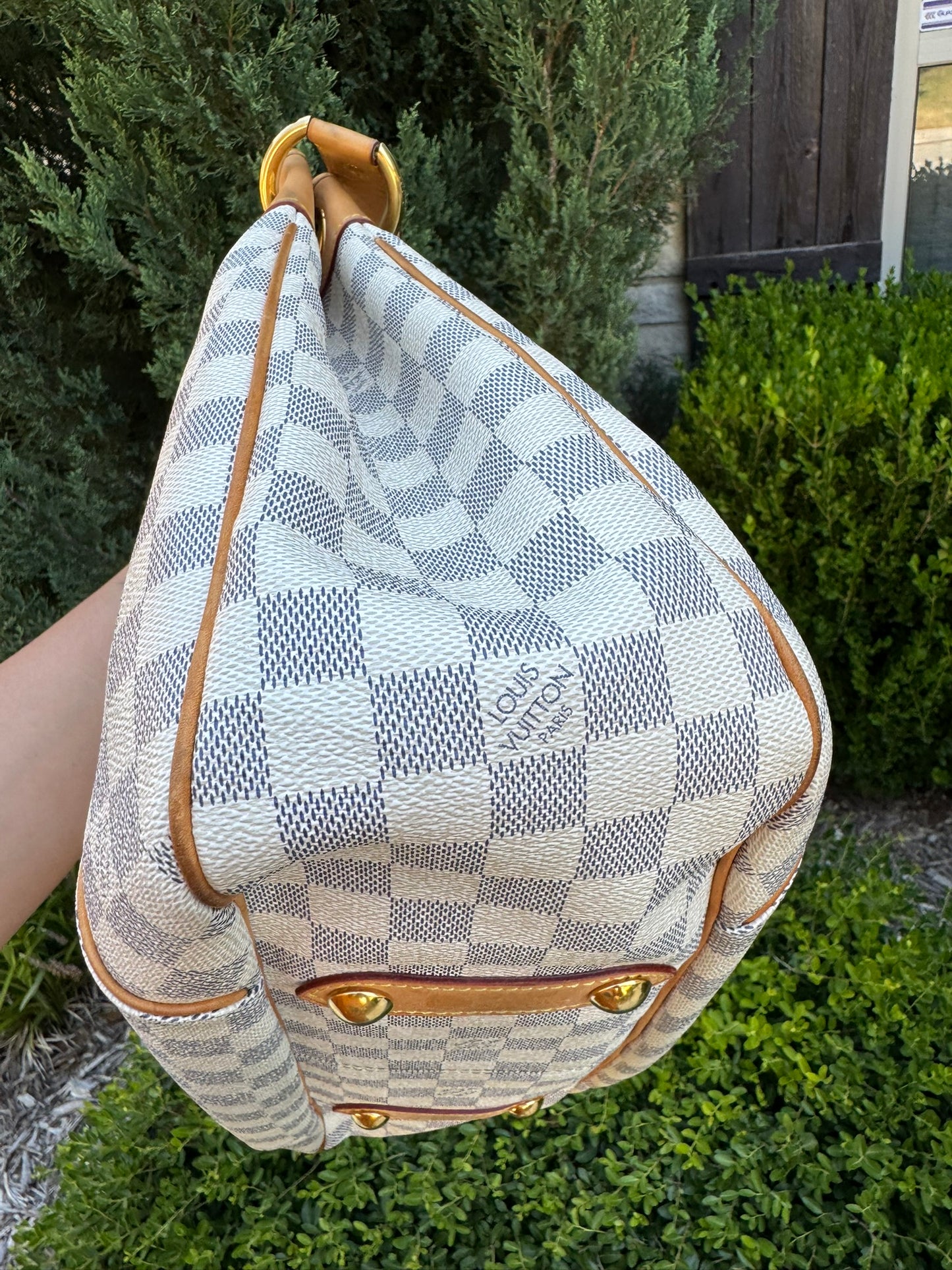 Louis Vuitton Galliera PM in Damier Azur Canvas