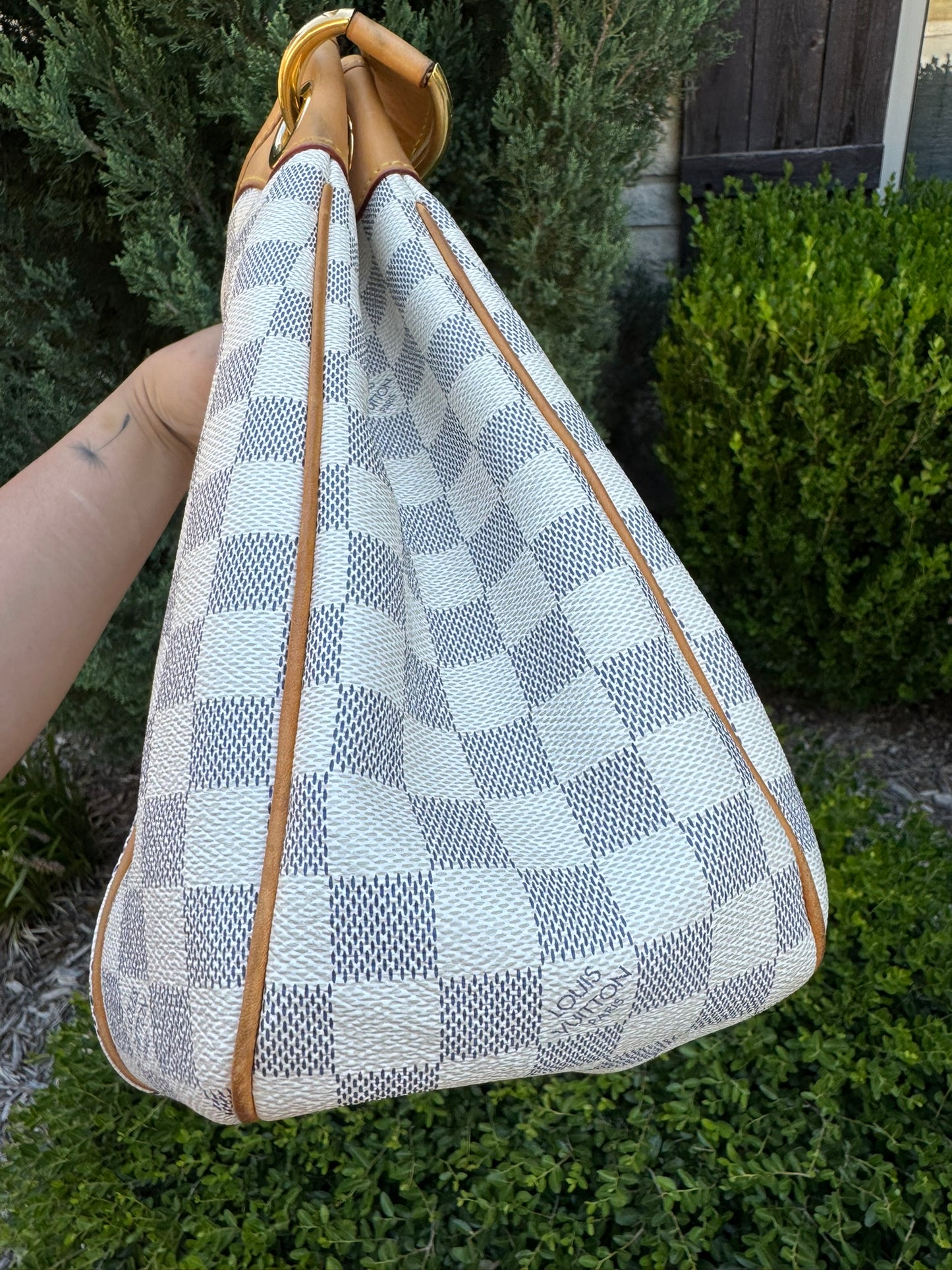 Louis Vuitton Galliera PM in Damier Azur Canvas
