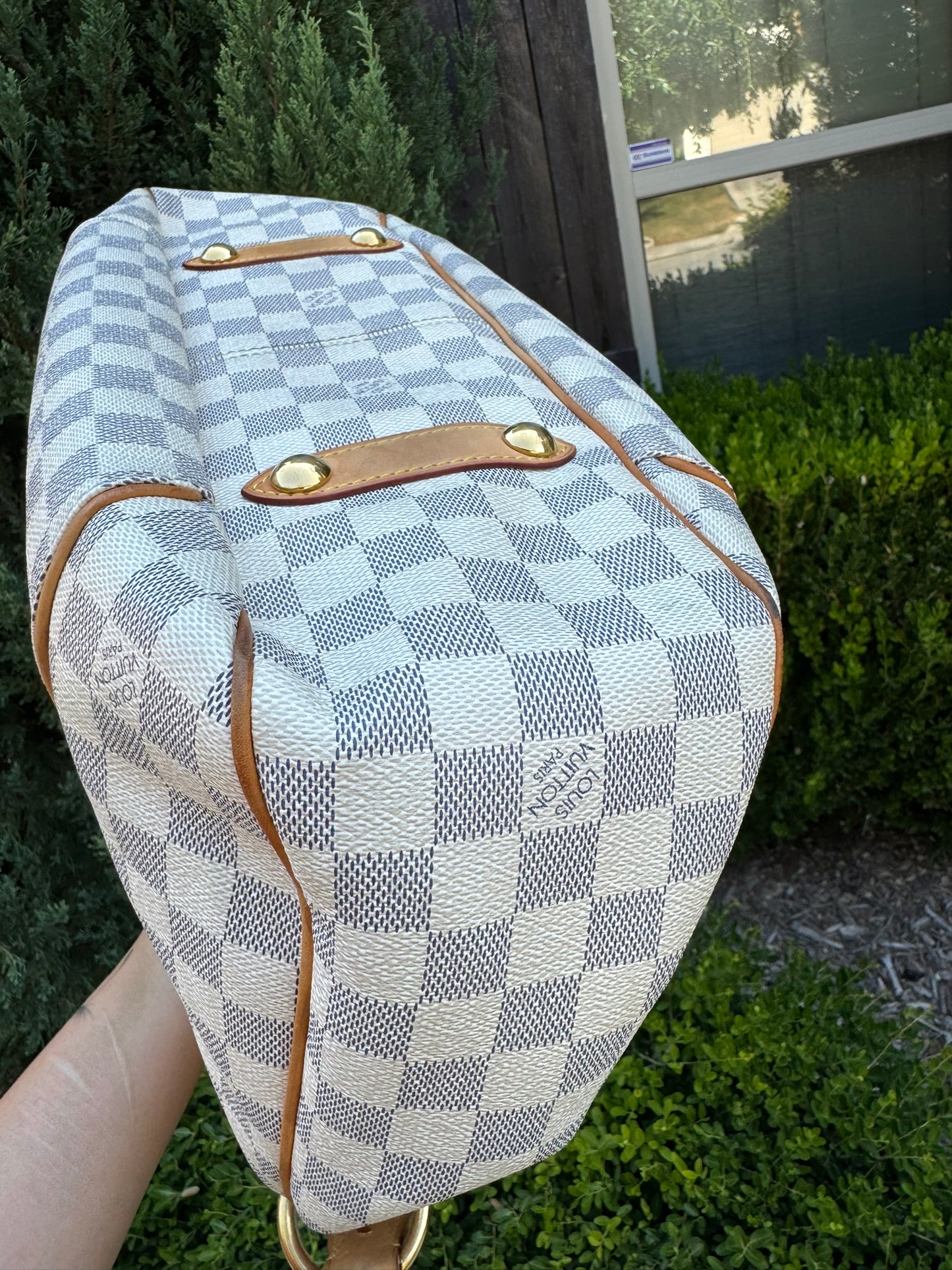 Louis Vuitton Galliera PM in Damier Azur Canvas