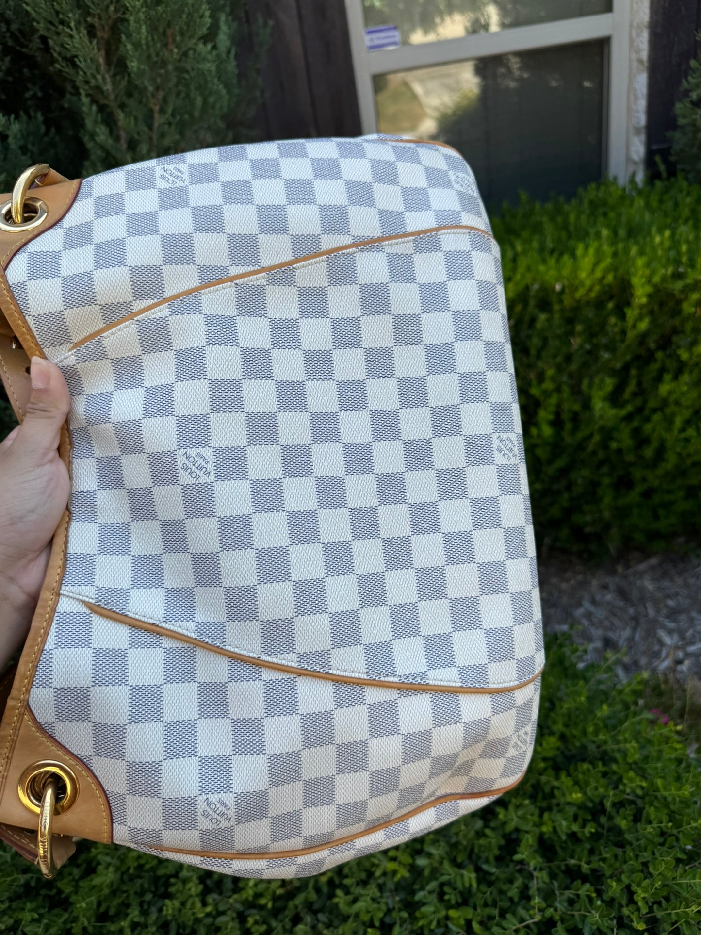 Louis Vuitton Galliera PM in Damier Azur Canvas