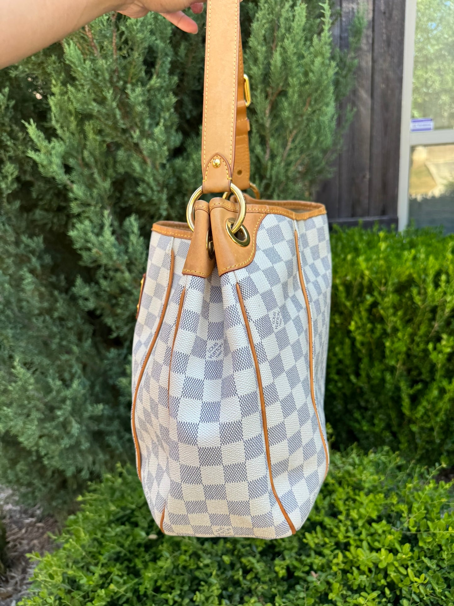 Louis Vuitton Galliera PM in Damier Azur Canvas
