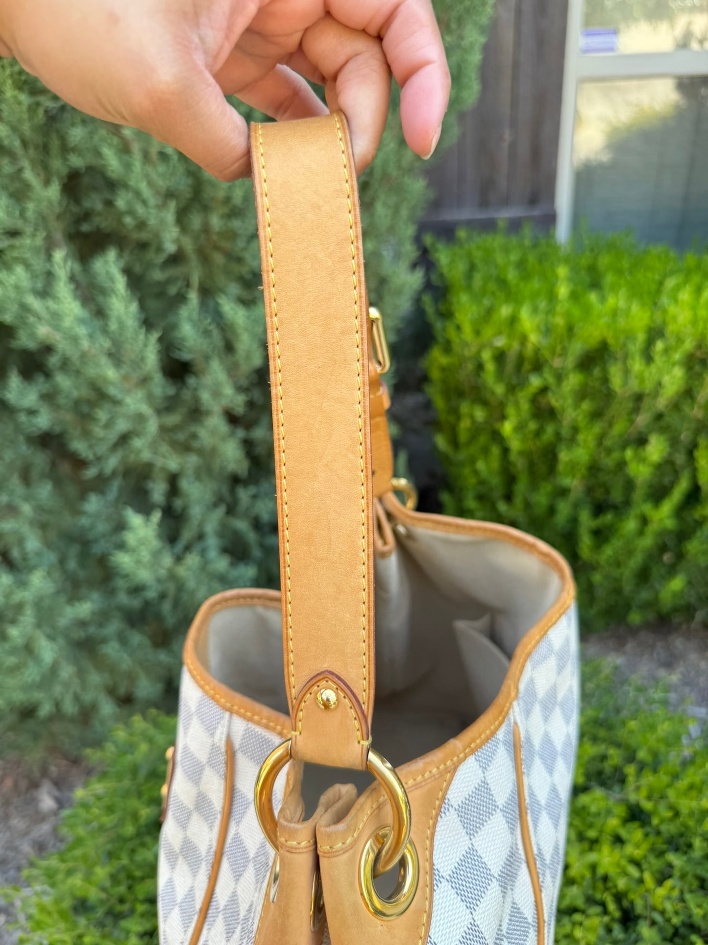 Louis Vuitton Galliera PM in Damier Azur Canvas