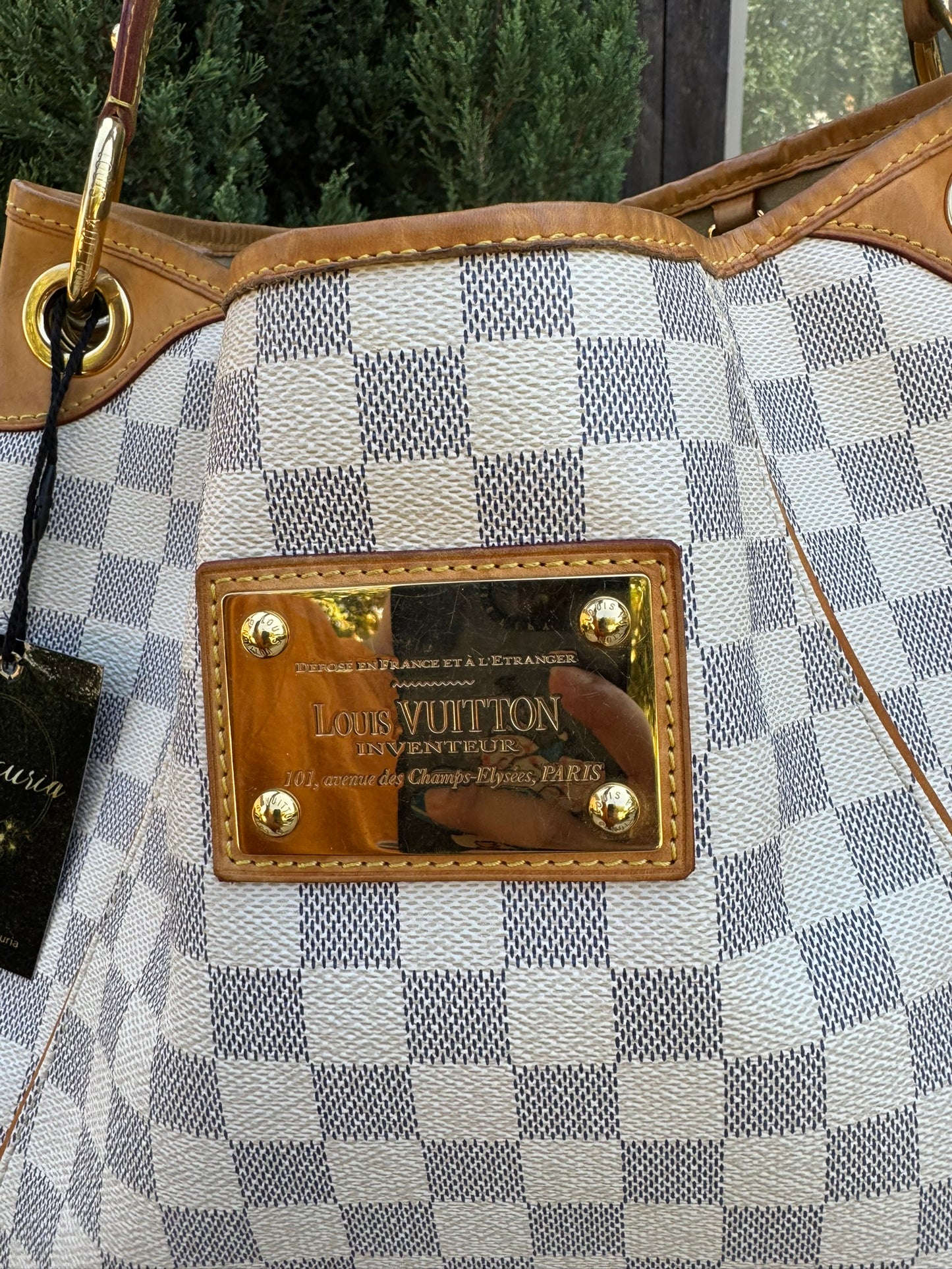 Louis Vuitton Galliera PM in Damier Azur Canvas