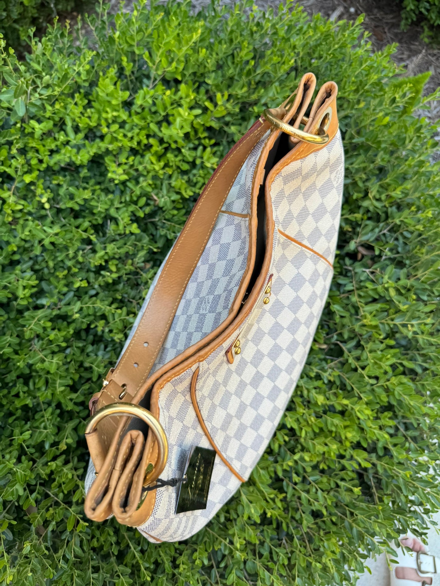 Louis Vuitton Galliera PM in Damier Azur Canvas