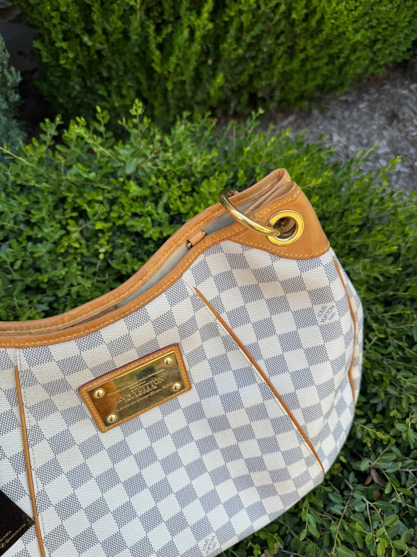 Louis Vuitton Galliera PM in Damier Azur Canvas